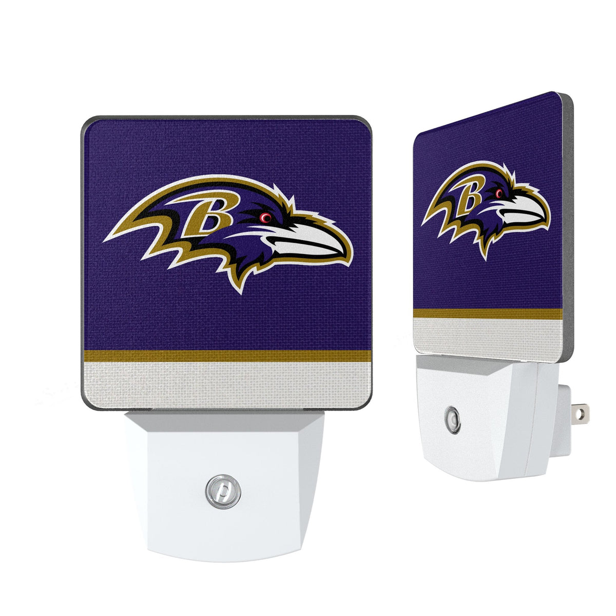 Baltimore Ravens Stripe Night Light 2-Pack 1