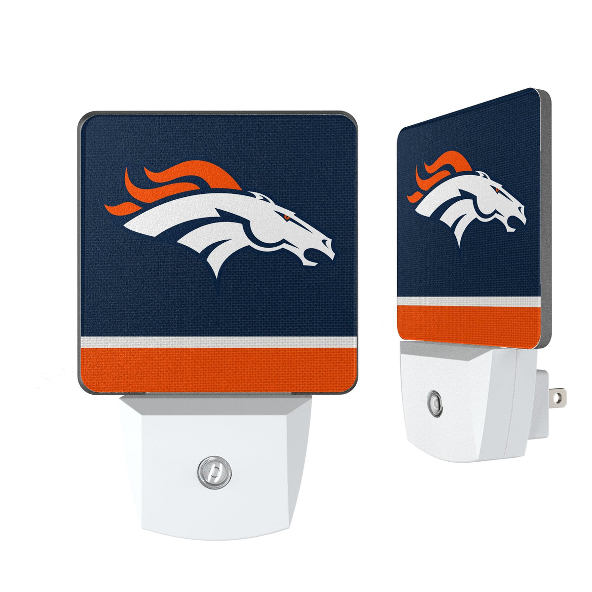 Denver Broncos Stripe Night Light 2-Pack 1