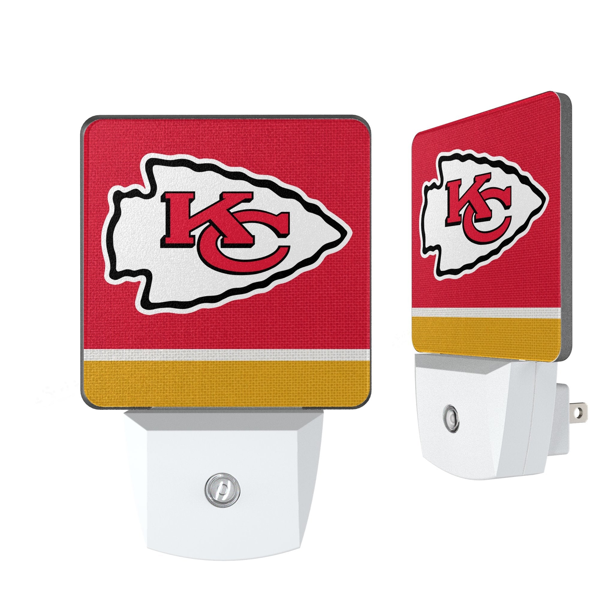 Kansas City Chiefs Stripe Night Light 2-Pack 1