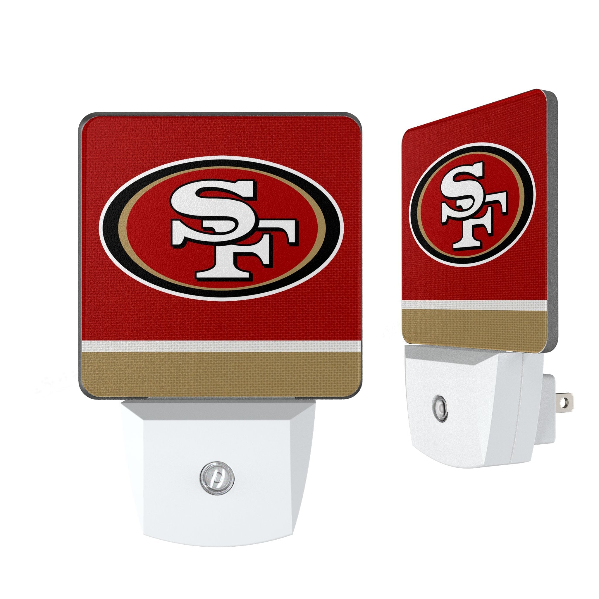 San Francisco 49ers Stripe Night Light 2-Pack 1