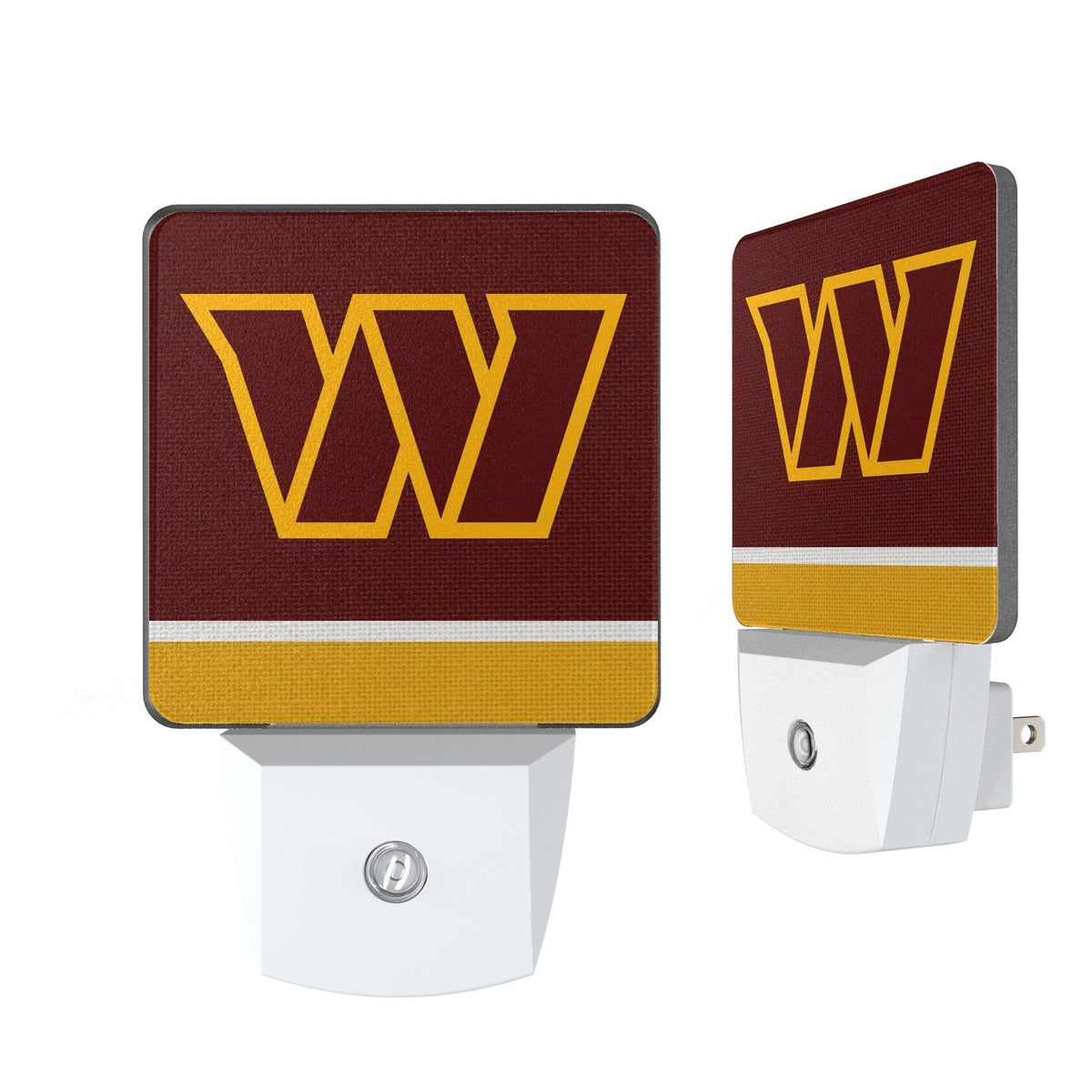 Washington Commanders Stripe Night Light 2-Pack 1