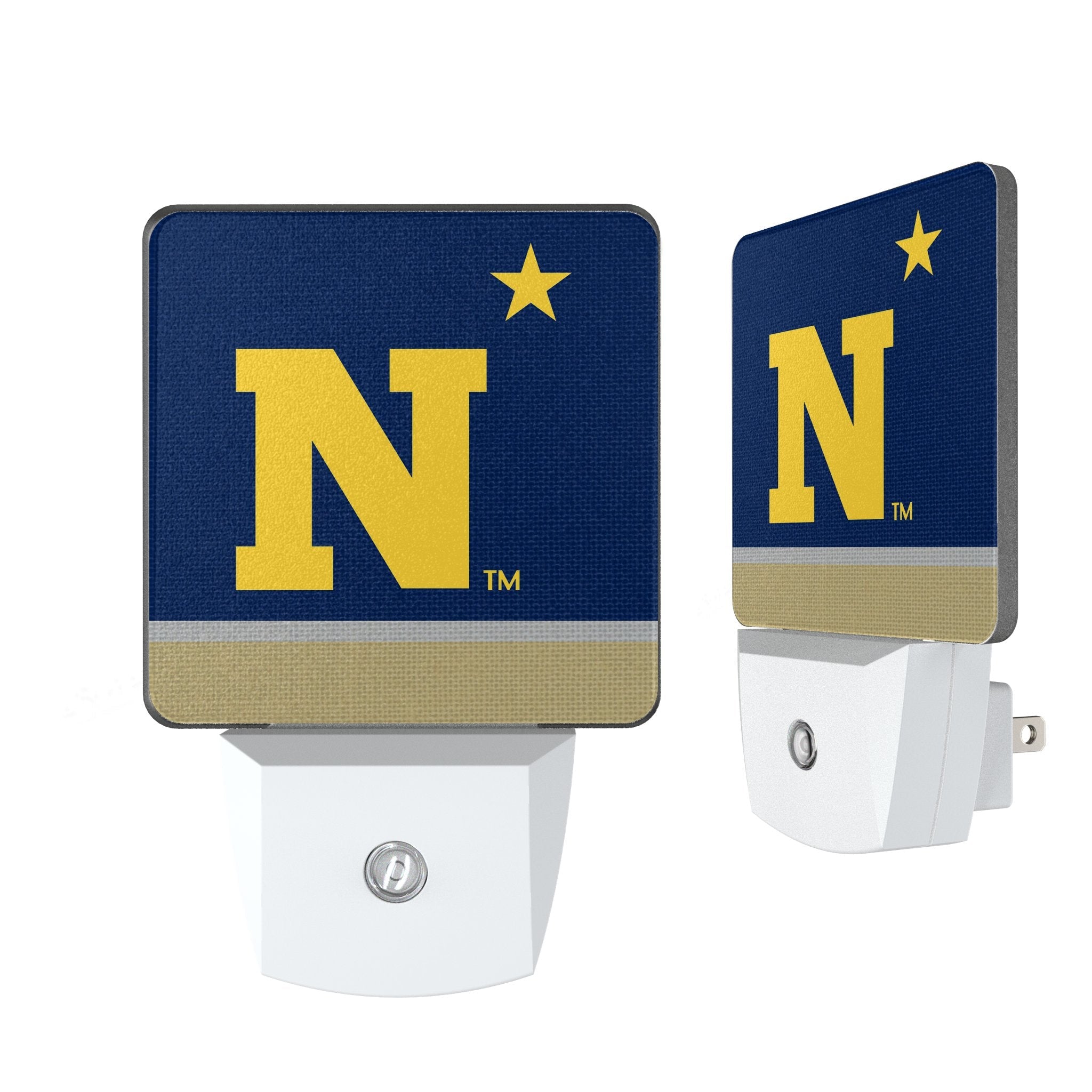 United State Naval Academy Midshipmen Stripe Night Light 2-Pack