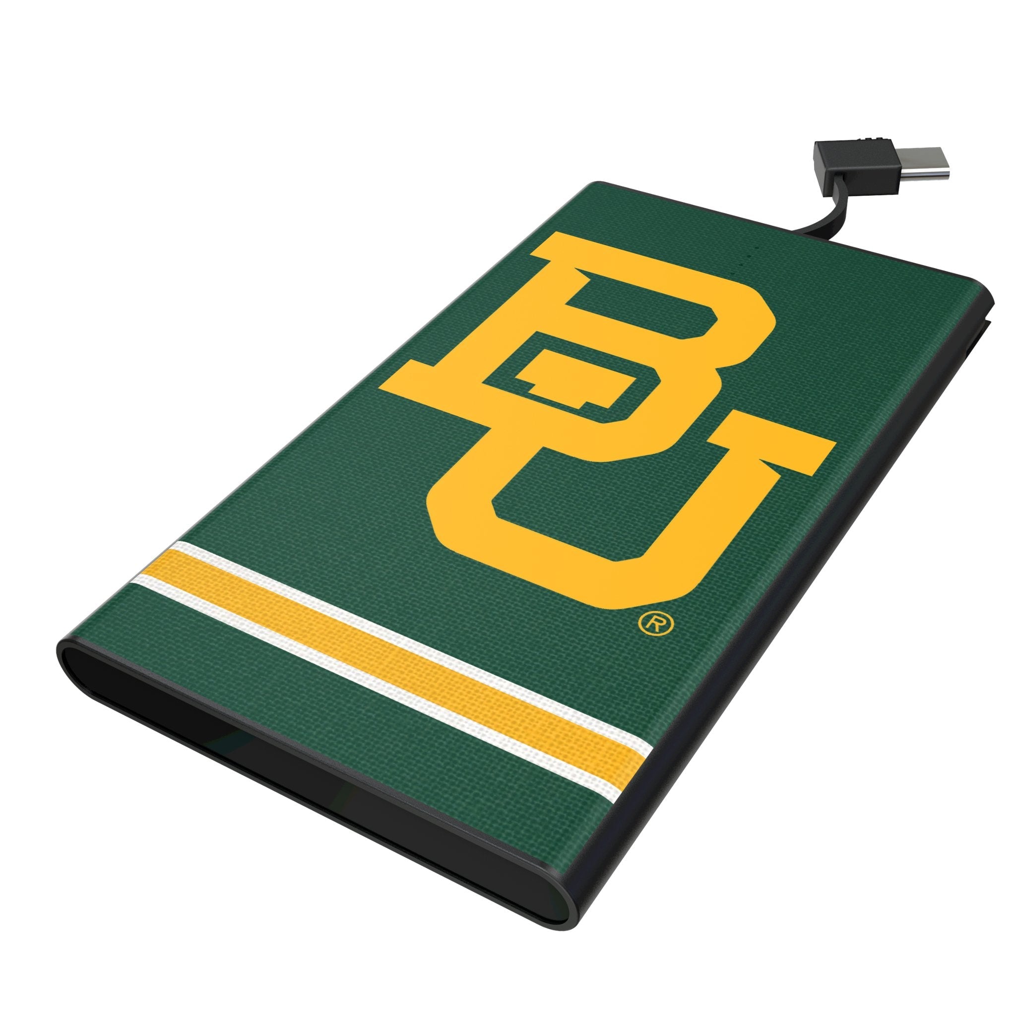 Baylor University Bears Stripe 5000mAh Flat Powerbank