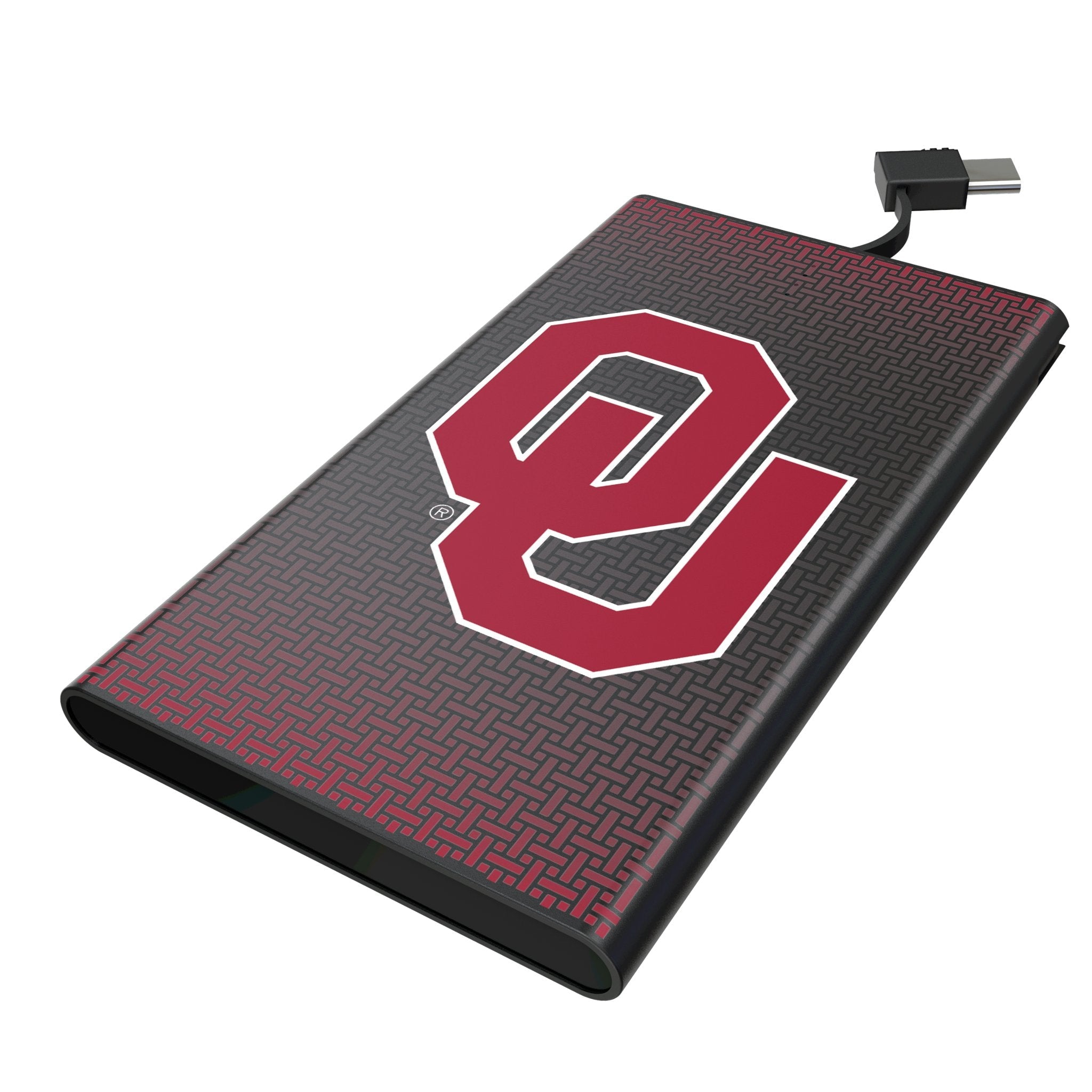 University of Oklahoma Sooners Linen 5000mAh Flat Powerbank