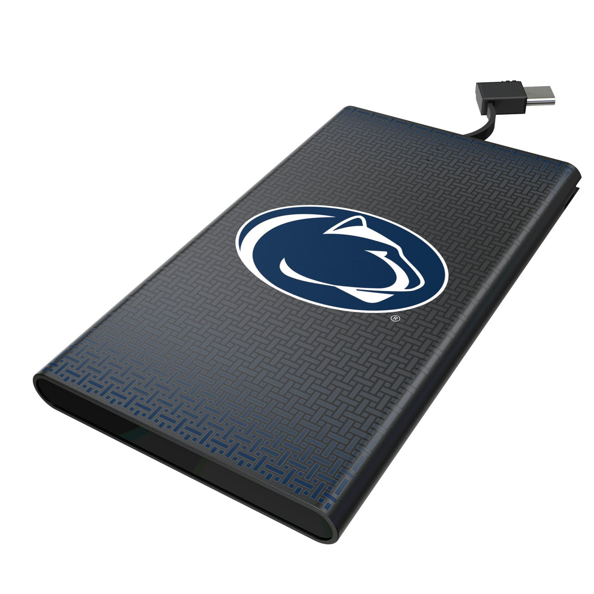Pennsylvania State University Nittany Lions Linen 5000mAh Flat Powerbank 1