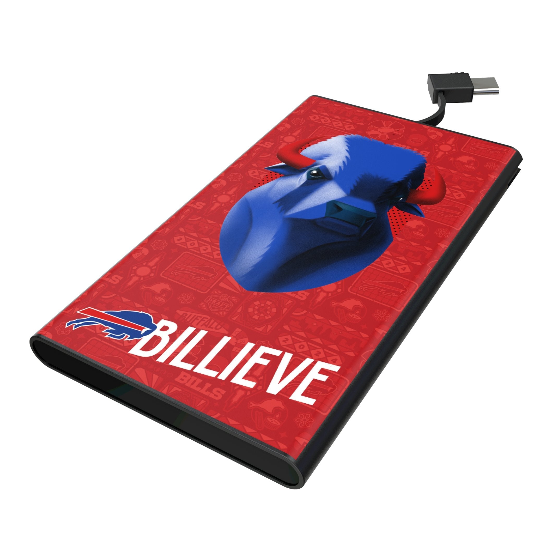Buffalo Bills 2024 Edition 5000mAh Flat Powerbank