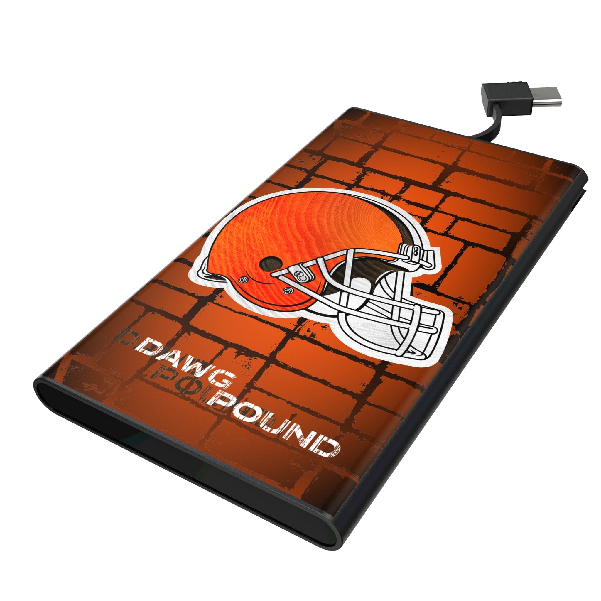 Cleveland Browns Brick Wall 5000mAh Flat Powerbank 1