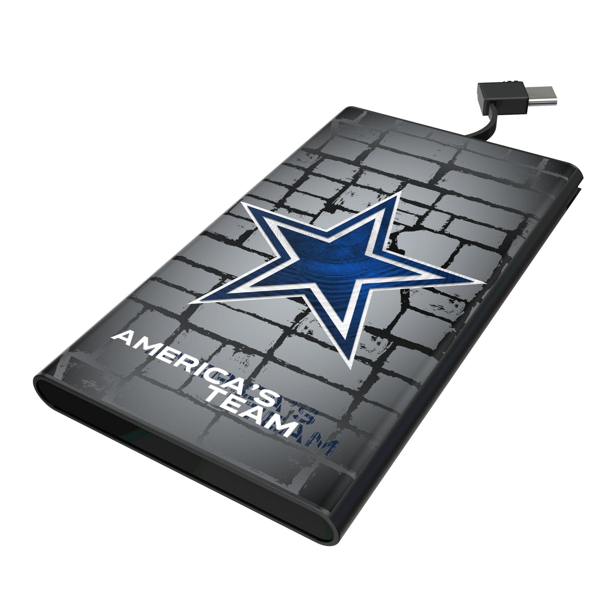 Dallas Cowboys Brick Wall 5000mAh Flat Powerbank