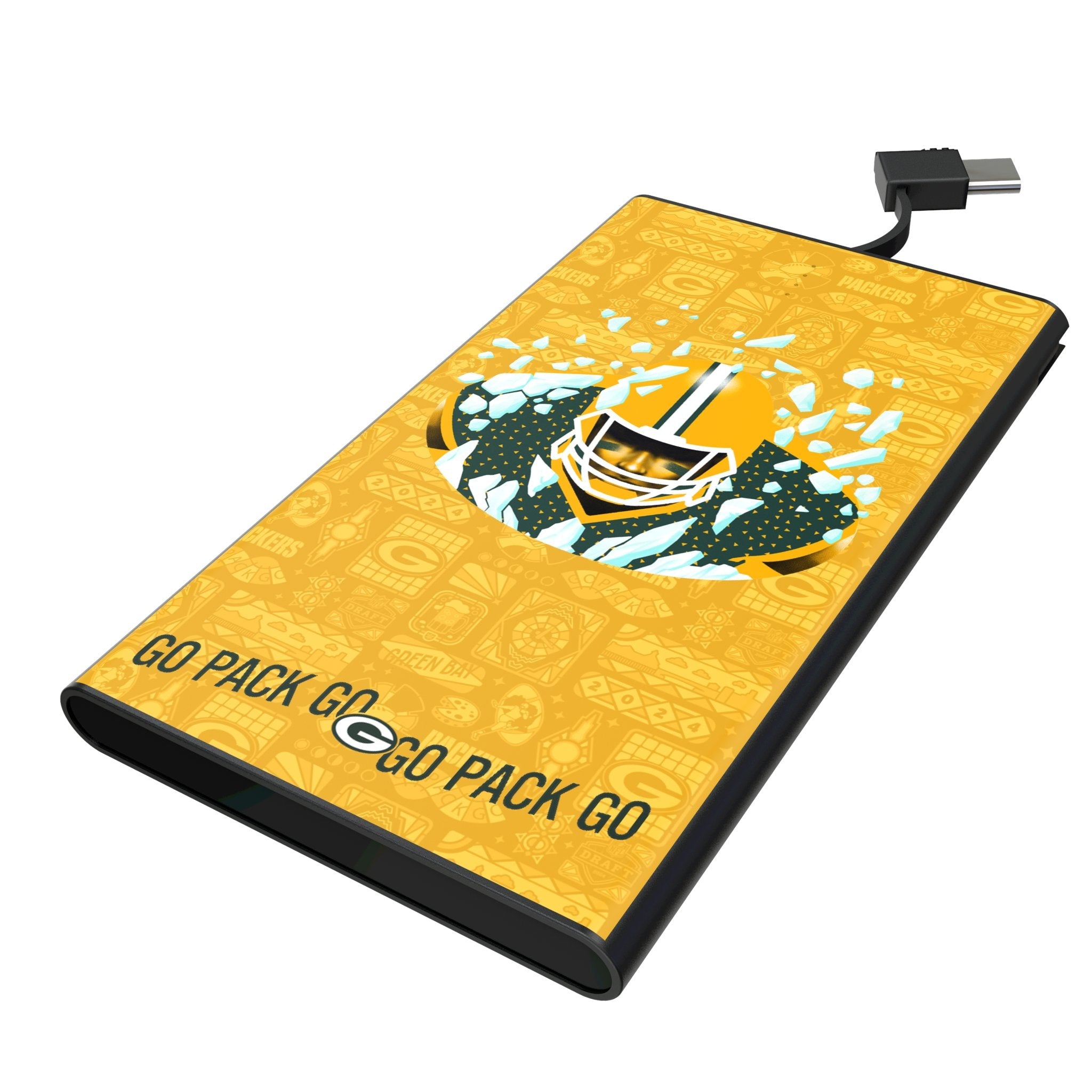 Green Bay Packers 2024 Edition 5000mAh Flat Powerbank 1