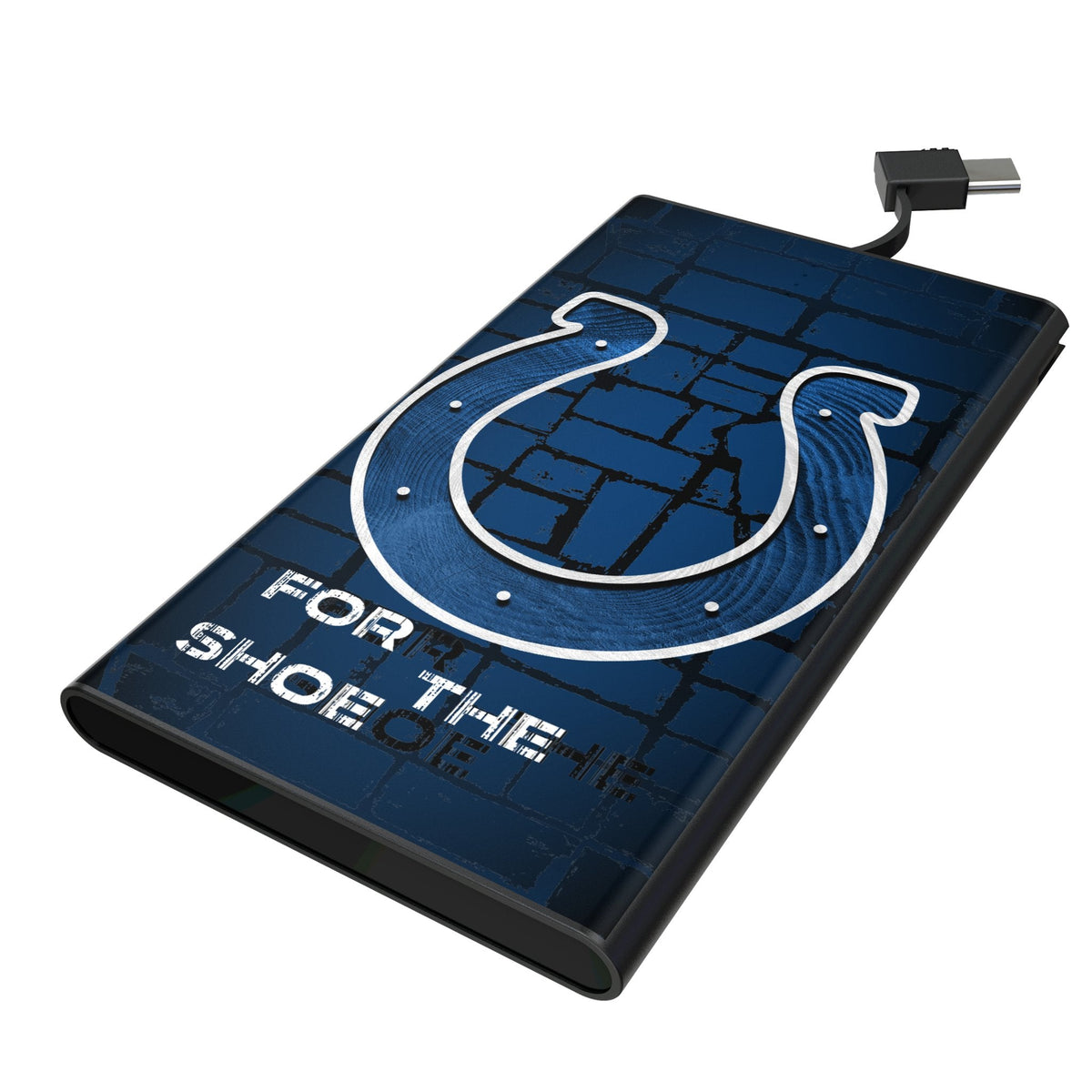 Indianapolis Colts Brick Wall 5000mAh Flat Powerbank 1