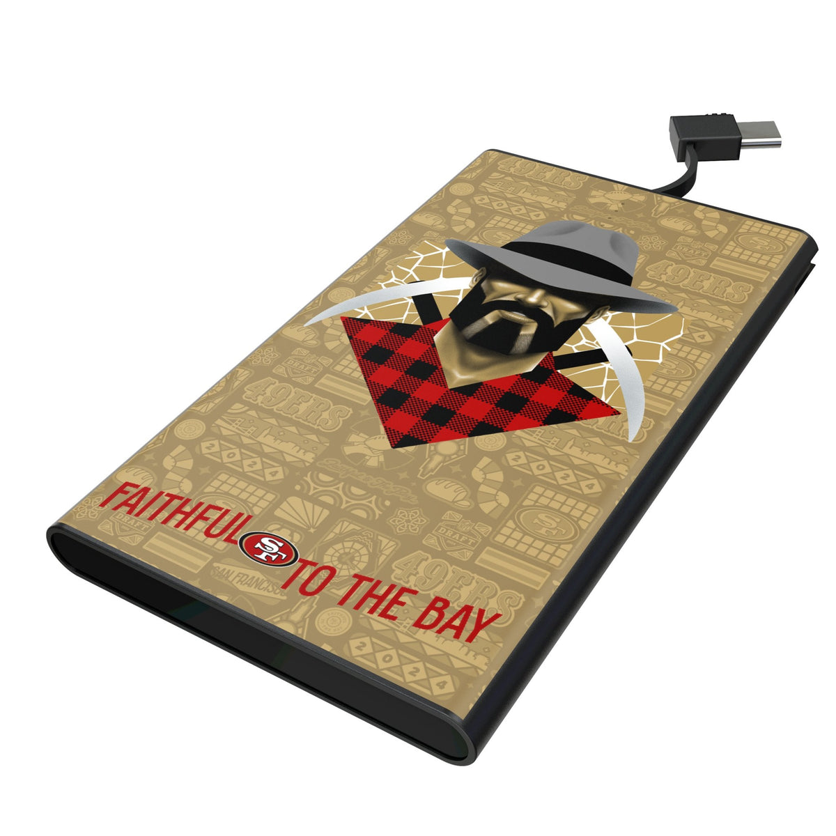 San Francisco 49ers 2024 Edition 5000mAh Flat Powerbank