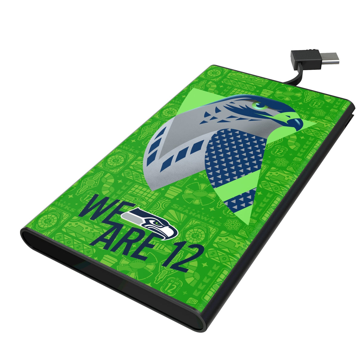 Seattle Seahawks 2024 Edition 5000mAh Flat Powerbank