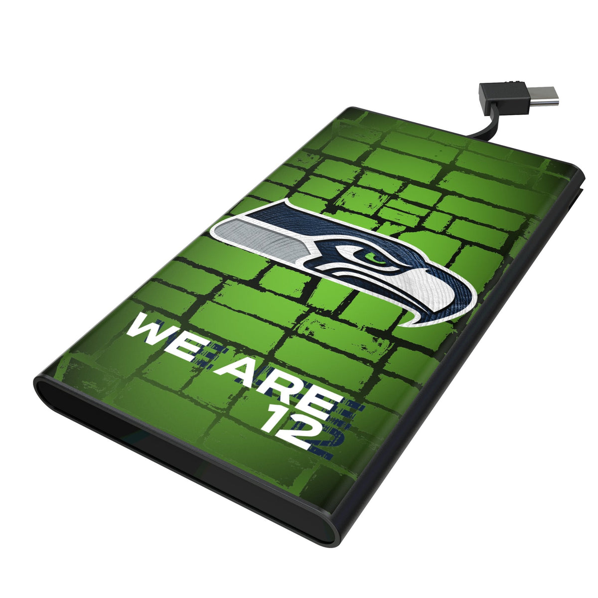 Seattle Seahawks Brick Wall 5000mAh Flat Powerbank 1
