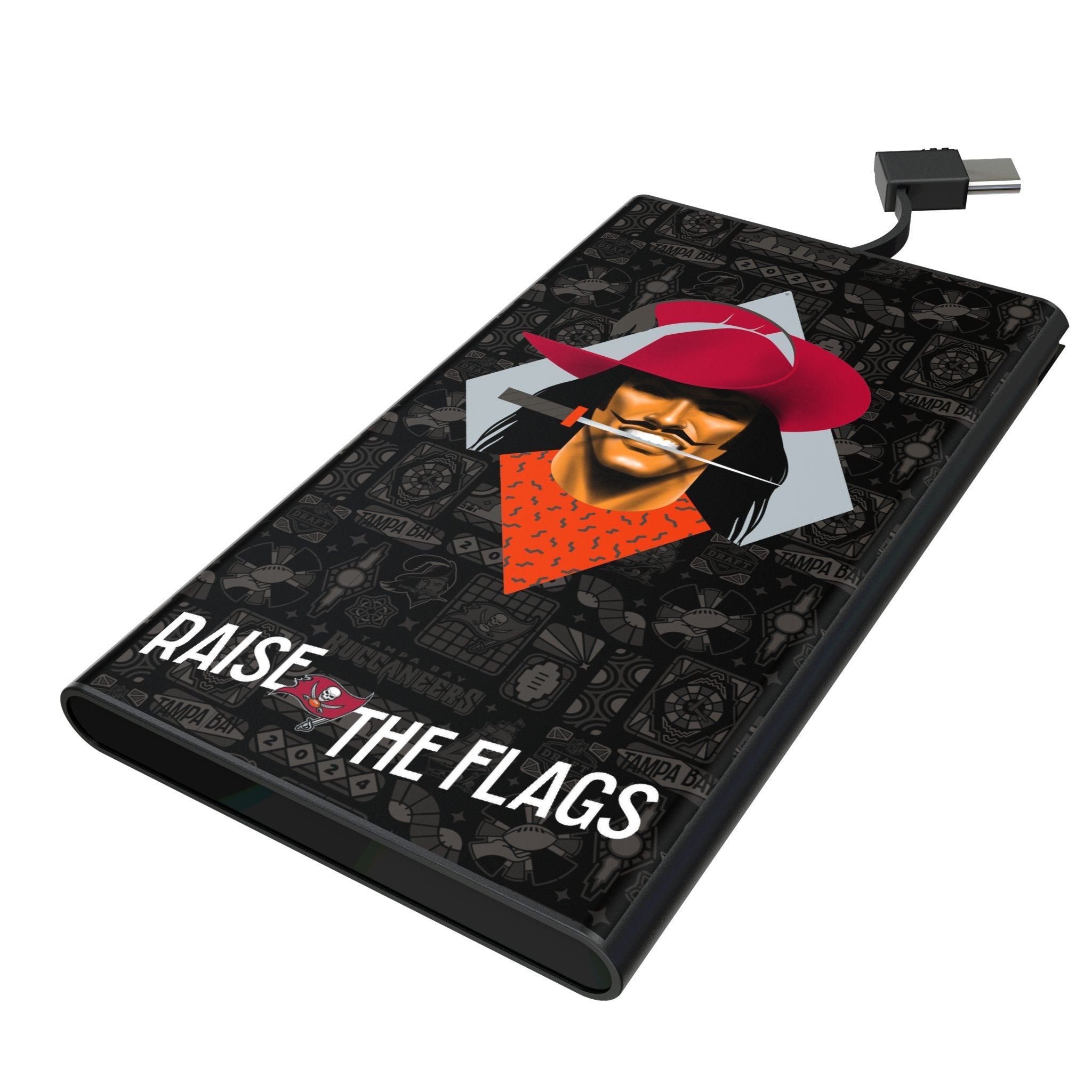 Tampa Bay Buccaneers 2024 Edition 5000mAh Flat Powerbank