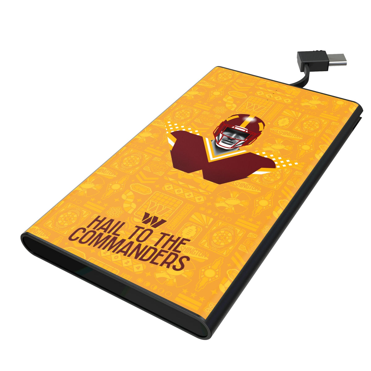 Washington Commanders 2024 Edition 5000mAh Flat Powerbank