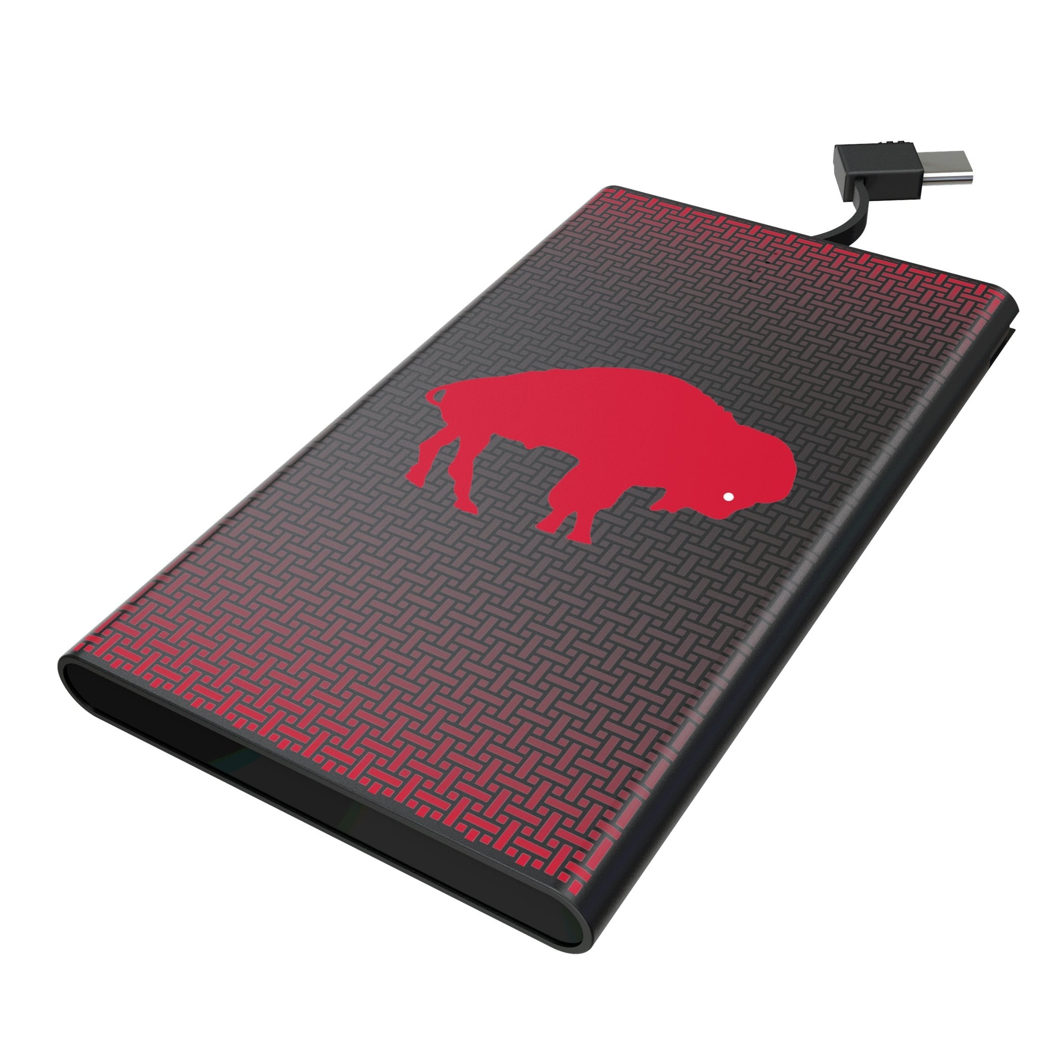 Buffalo Bills Historic Collection Linen 5000mAh Flat Powerbank