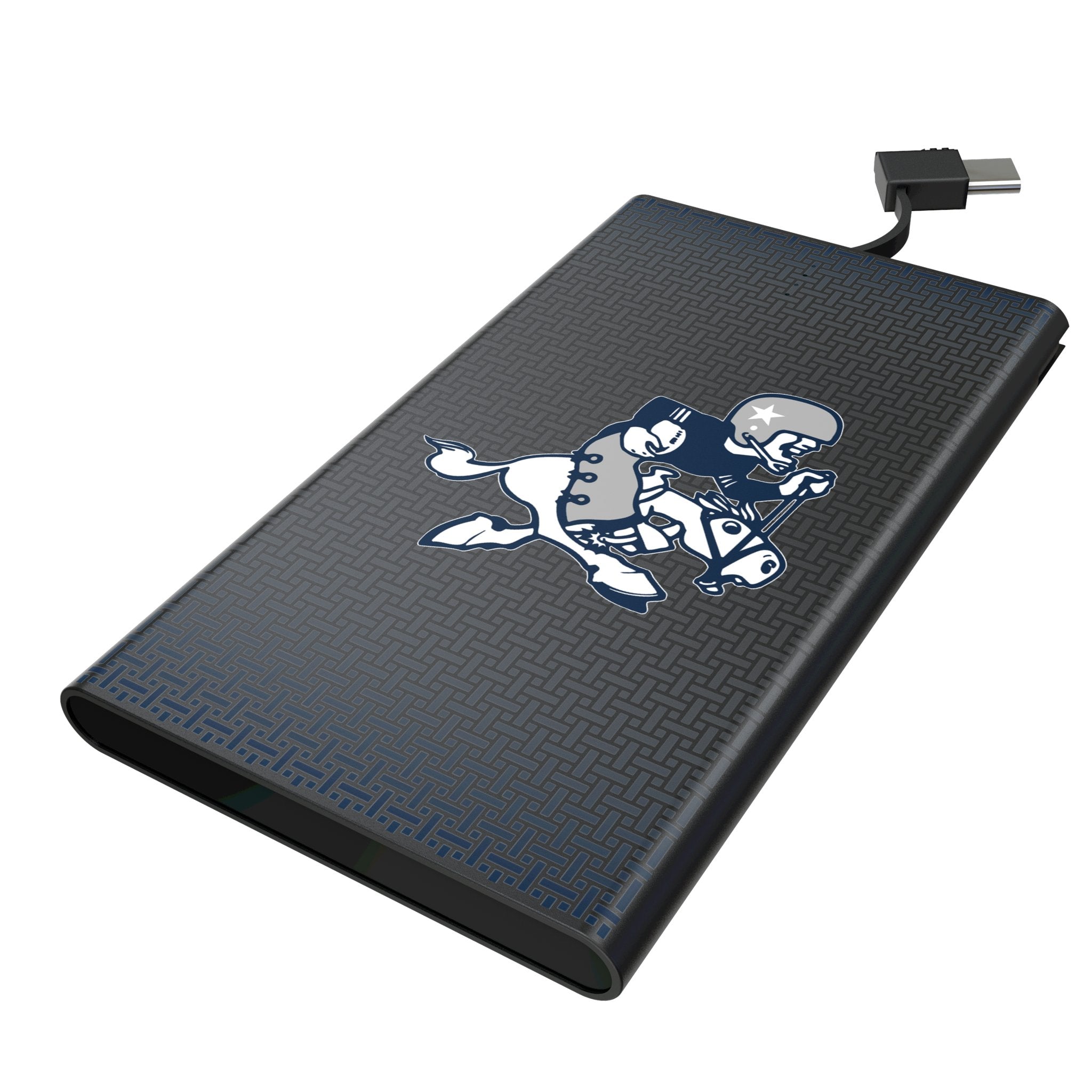 Dallas Cowboys 1966-1969 Historic Collection Linen 5000mAh Flat Powerbank 1