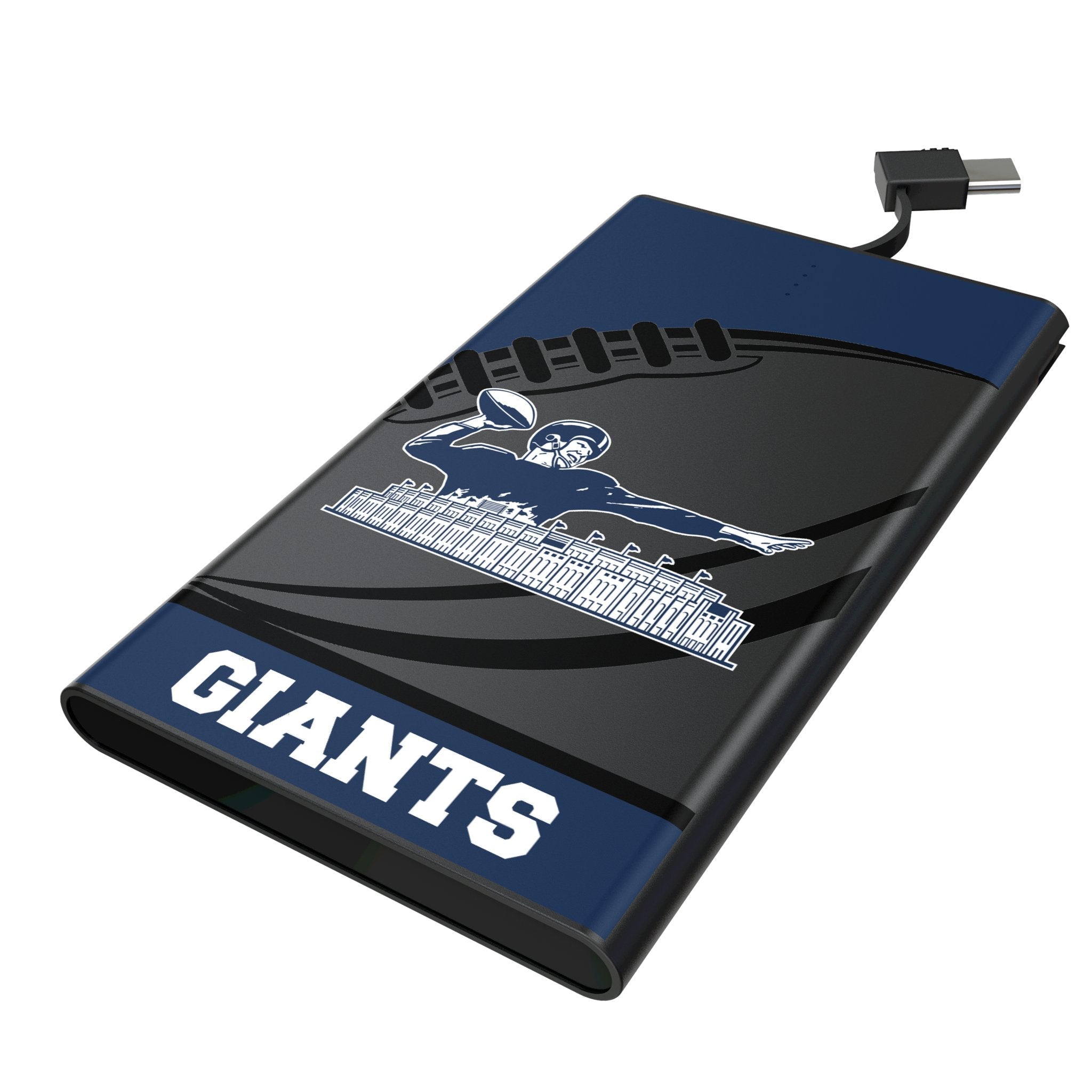 New York Giants 1960-1966 Historic Collection Passtime 5000mAh Flat Powerbank 1