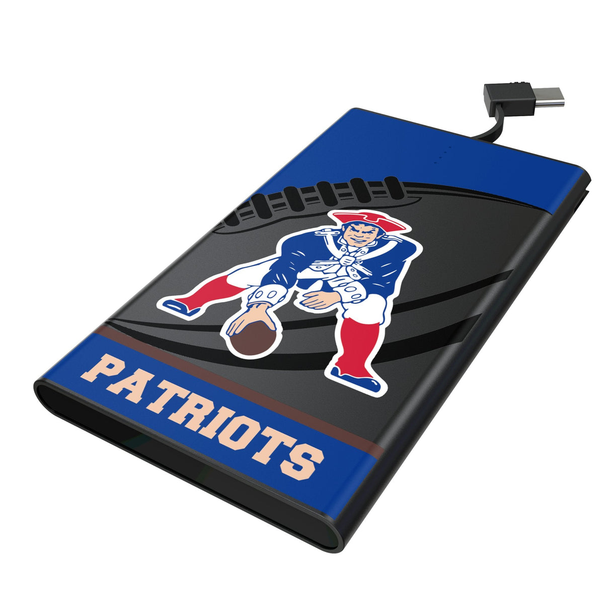 New England Patriots Historic Collection Passtime 5000mAh Flat Powerbank 1