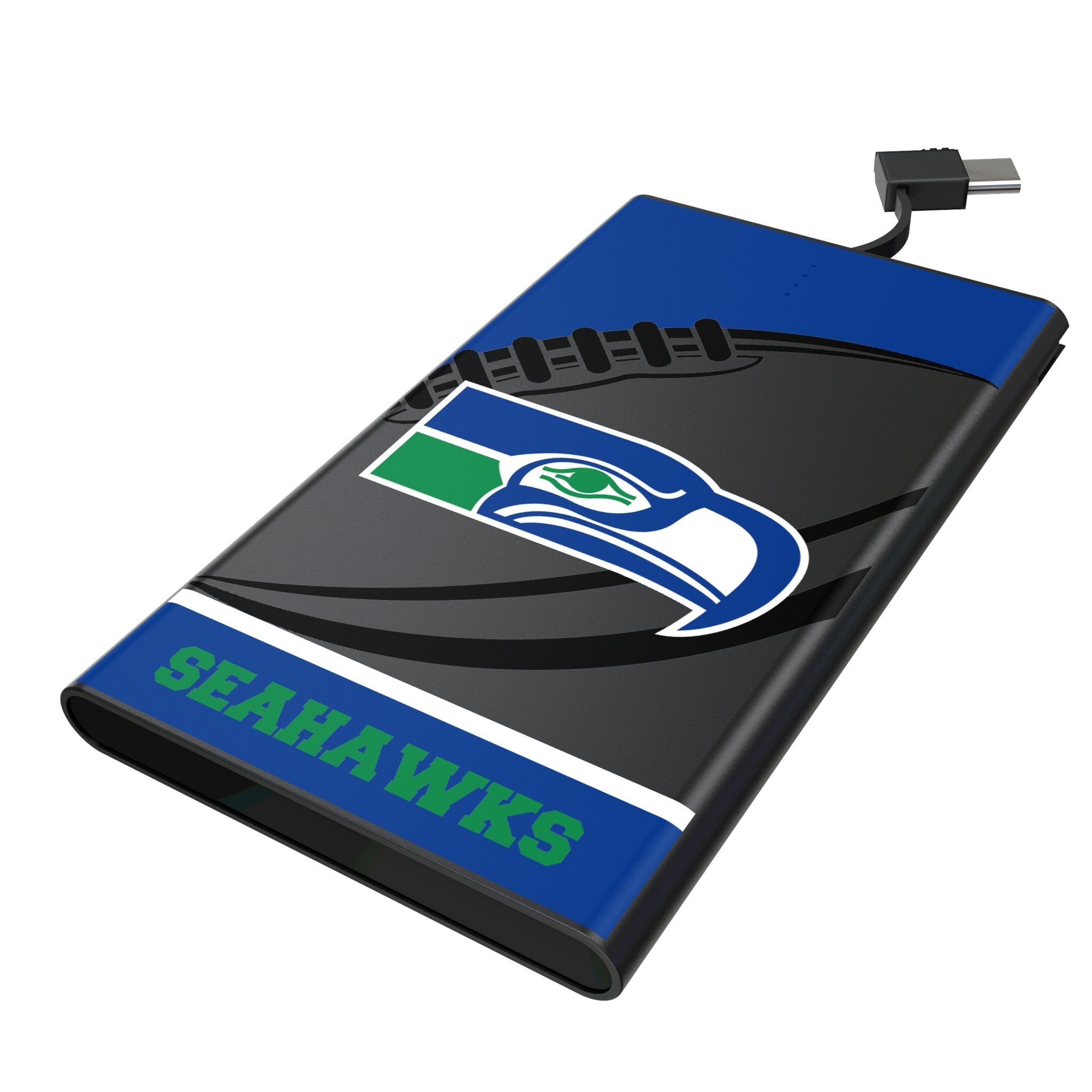Seattle Seahawks Historic Collection Passtime 5000mAh Flat Powerbank 1