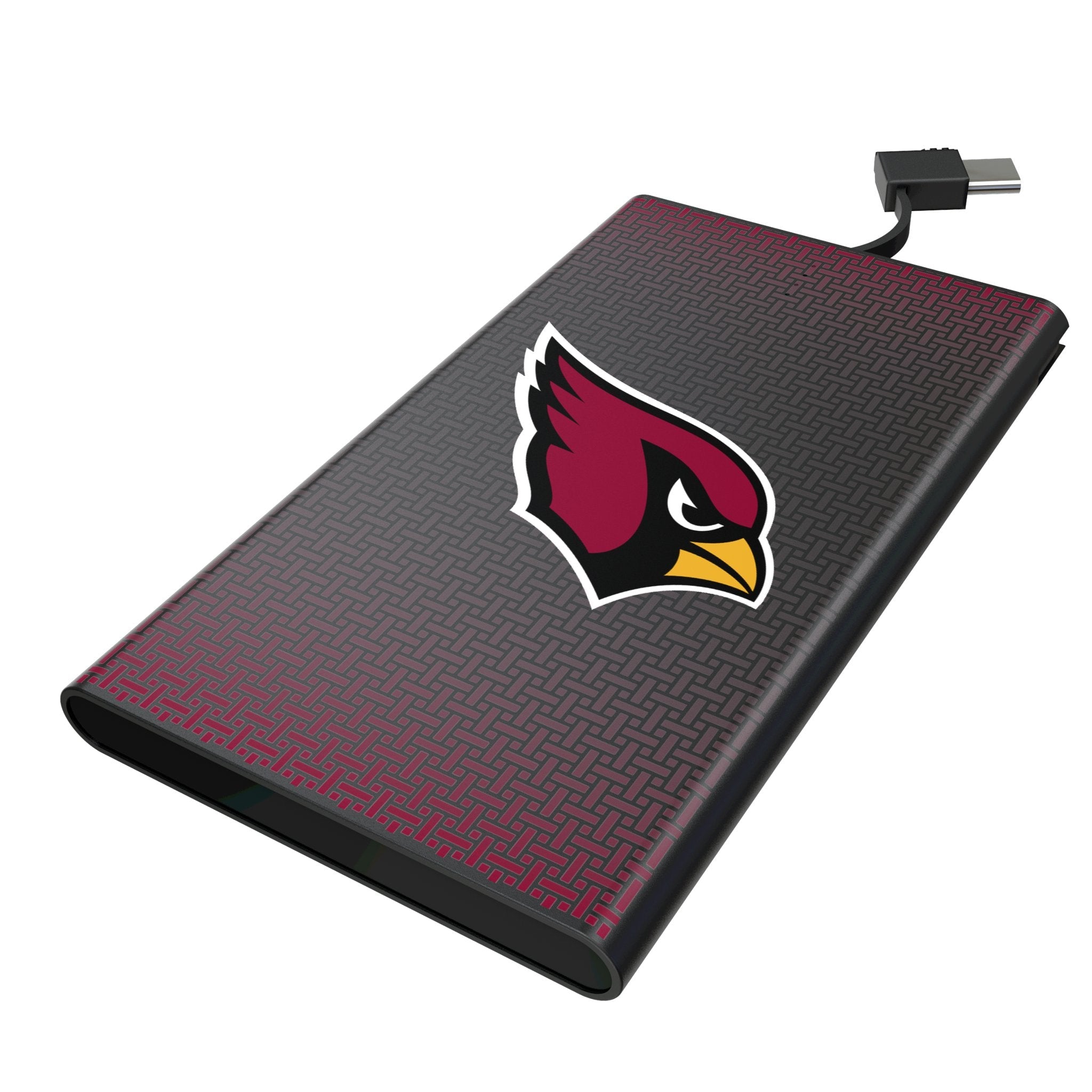 Arizona Cardinals Linen 5000mAh Flat Powerbank