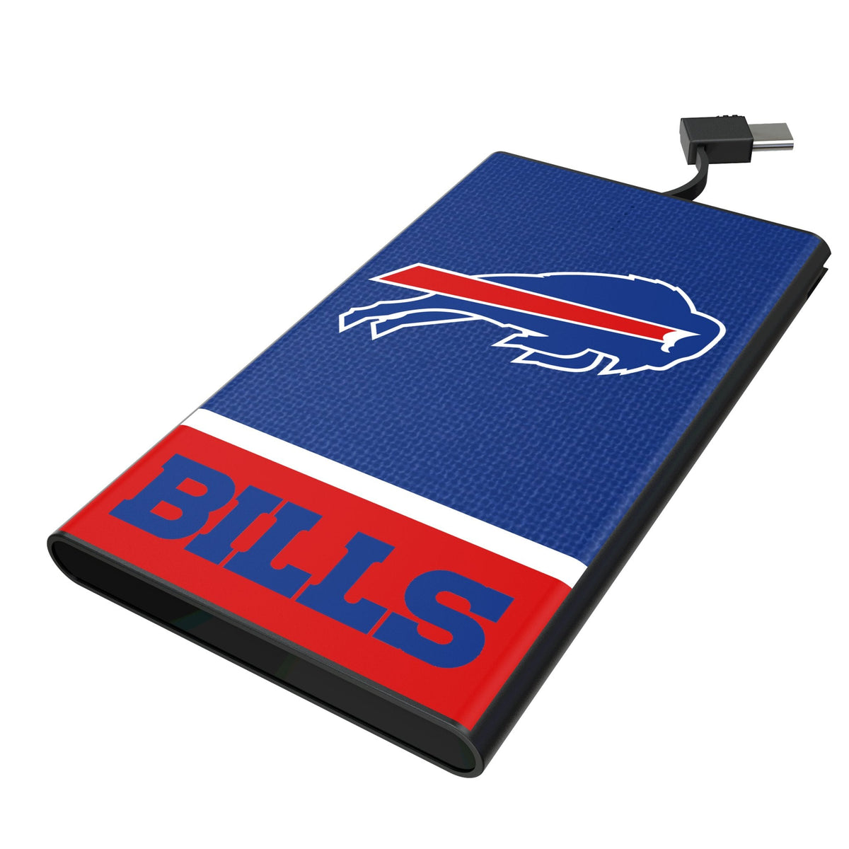 Buffalo Bills Endzone Solid 5000mAh Flat Powerbank