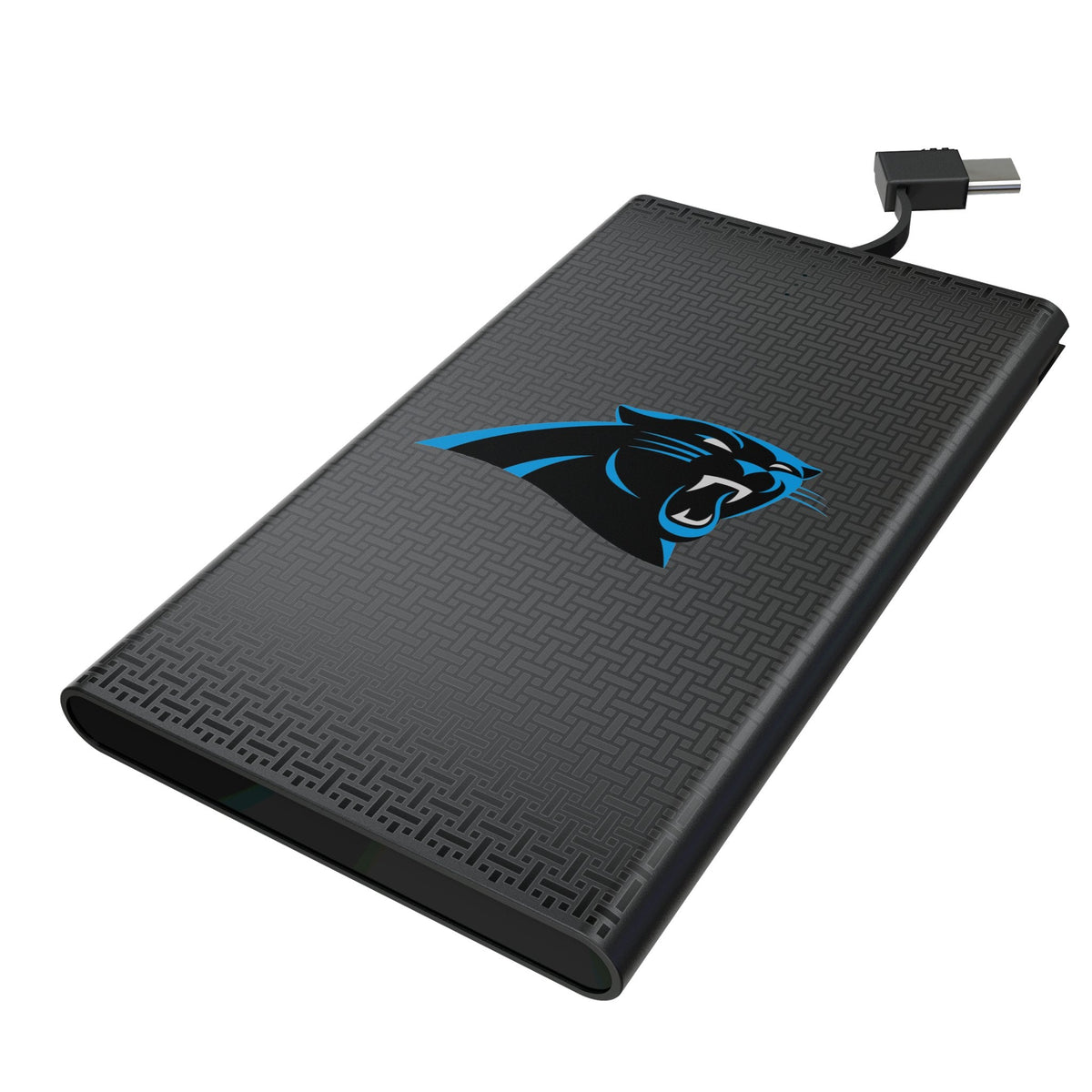 Carolina Panthers Linen 5000mAh Flat Powerbank 1
