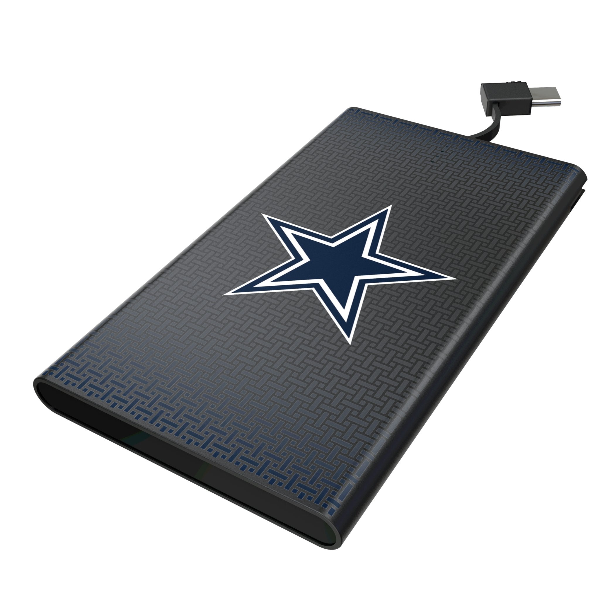 Dallas Cowboys Linen 5000mAh Flat Powerbank 1