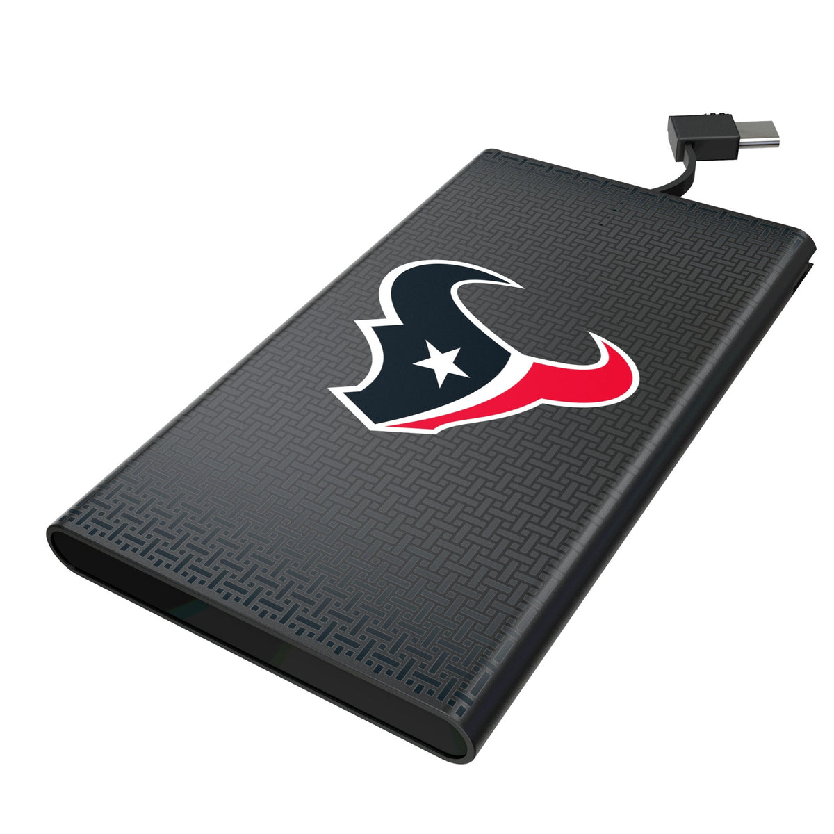 Houston Texans Linen 5000mAh Flat Powerbank