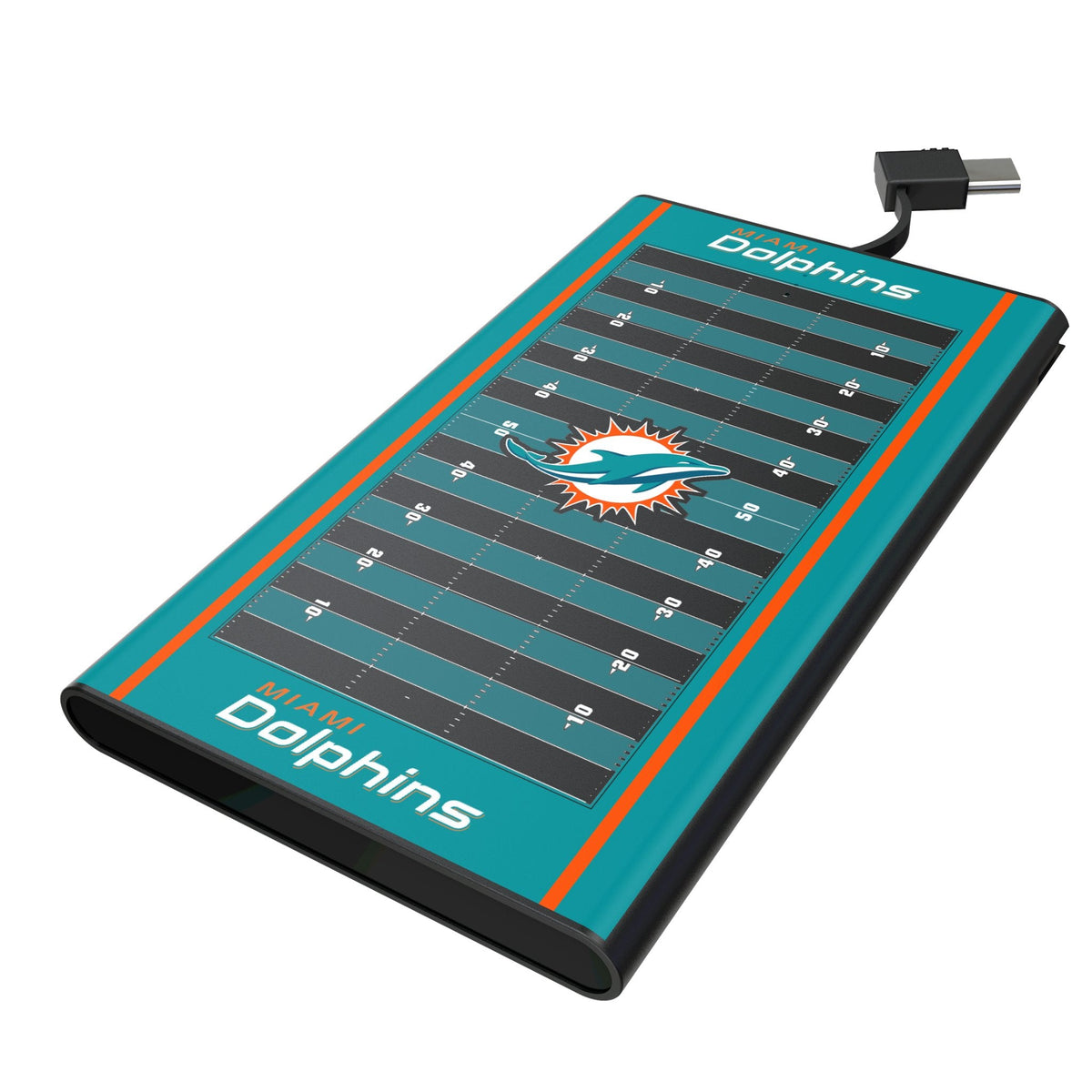 Miami Dolphins Field 5000mAh Flat Powerbank 1