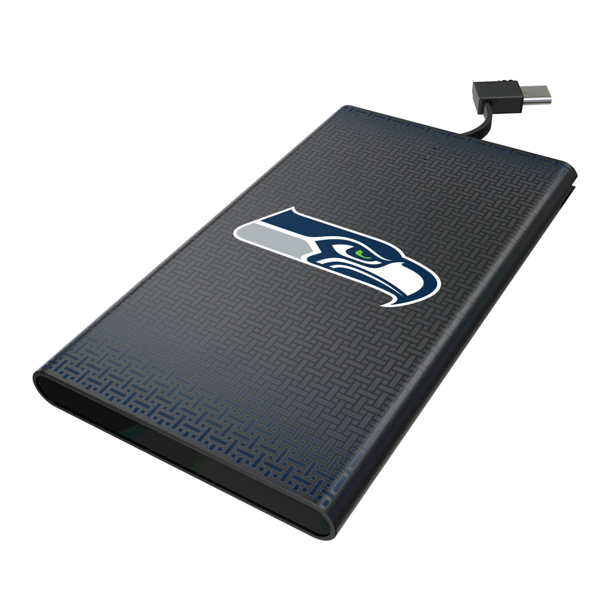 Seattle Seahawks Linen 5000mAh Flat Powerbank 1
