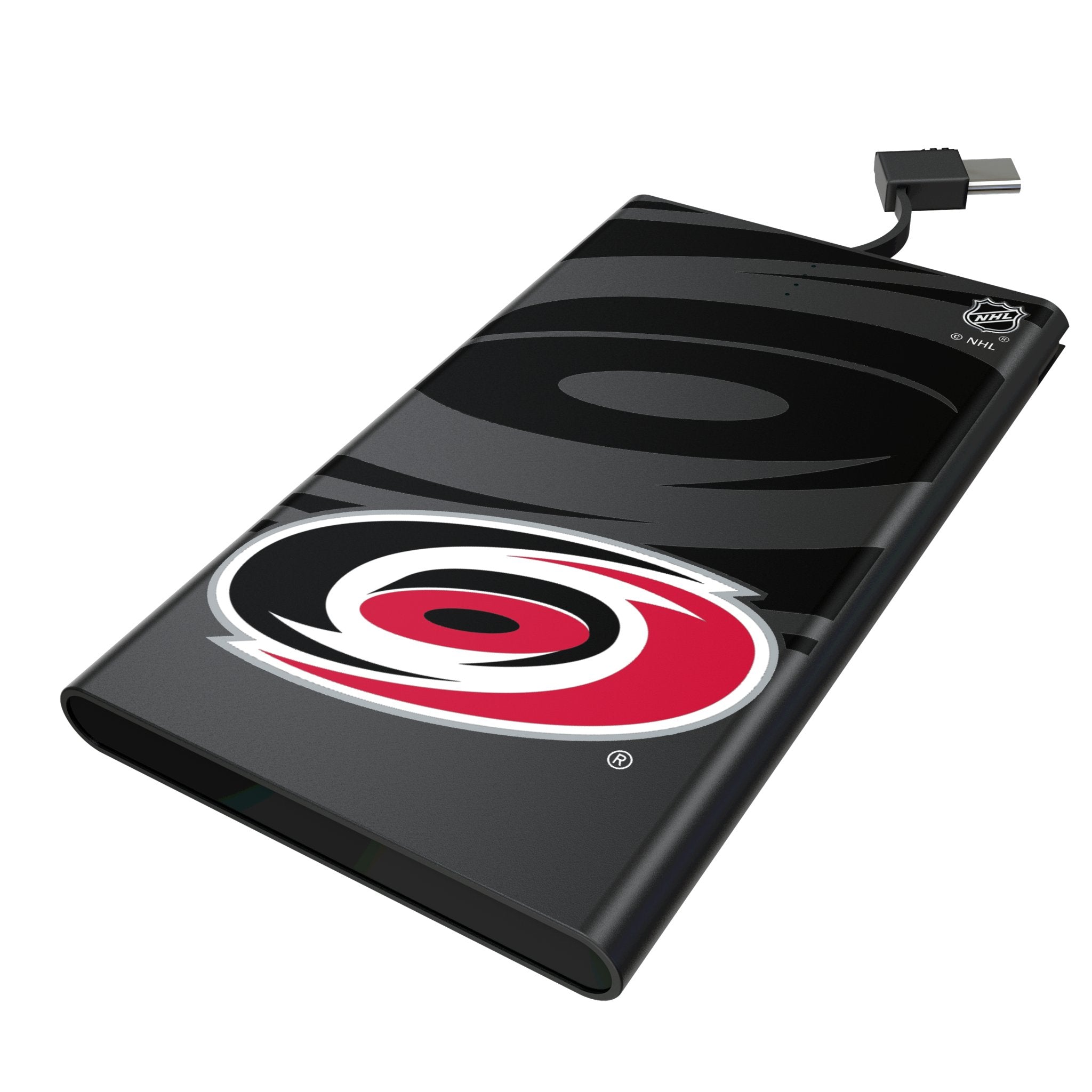 Carolina Hurricanes Monocolor Tilt 5000mAh Flat Powerbank