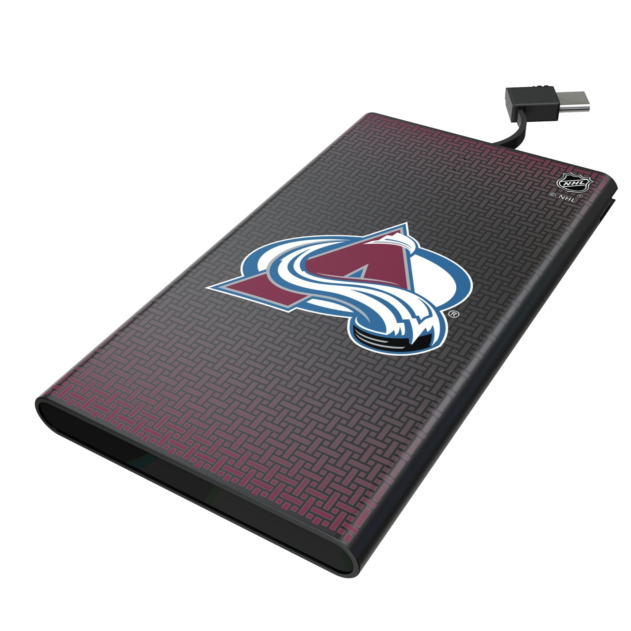 Colorado Avalanche Linen 5000mAh Flat Powerbank