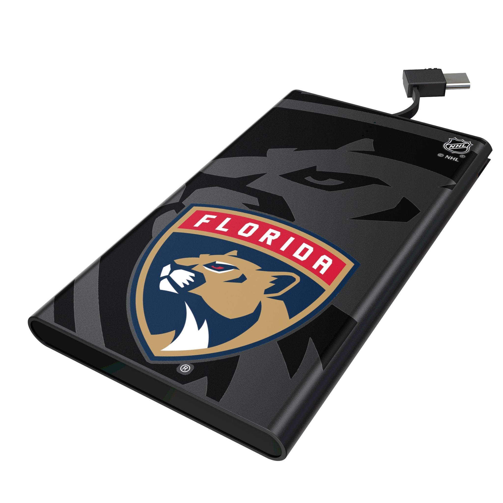 Florida Panthers Monocolor Tilt 5000mAh Flat Powerbank