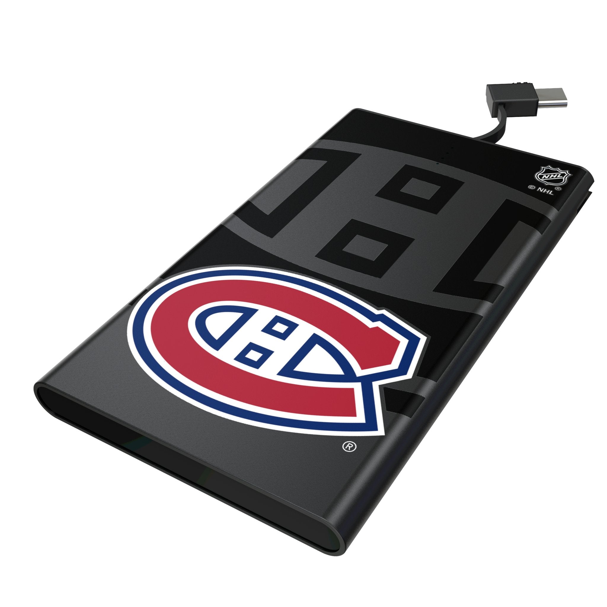 Montreal Canadiens Monocolor Tilt 5000mAh Flat Powerbank