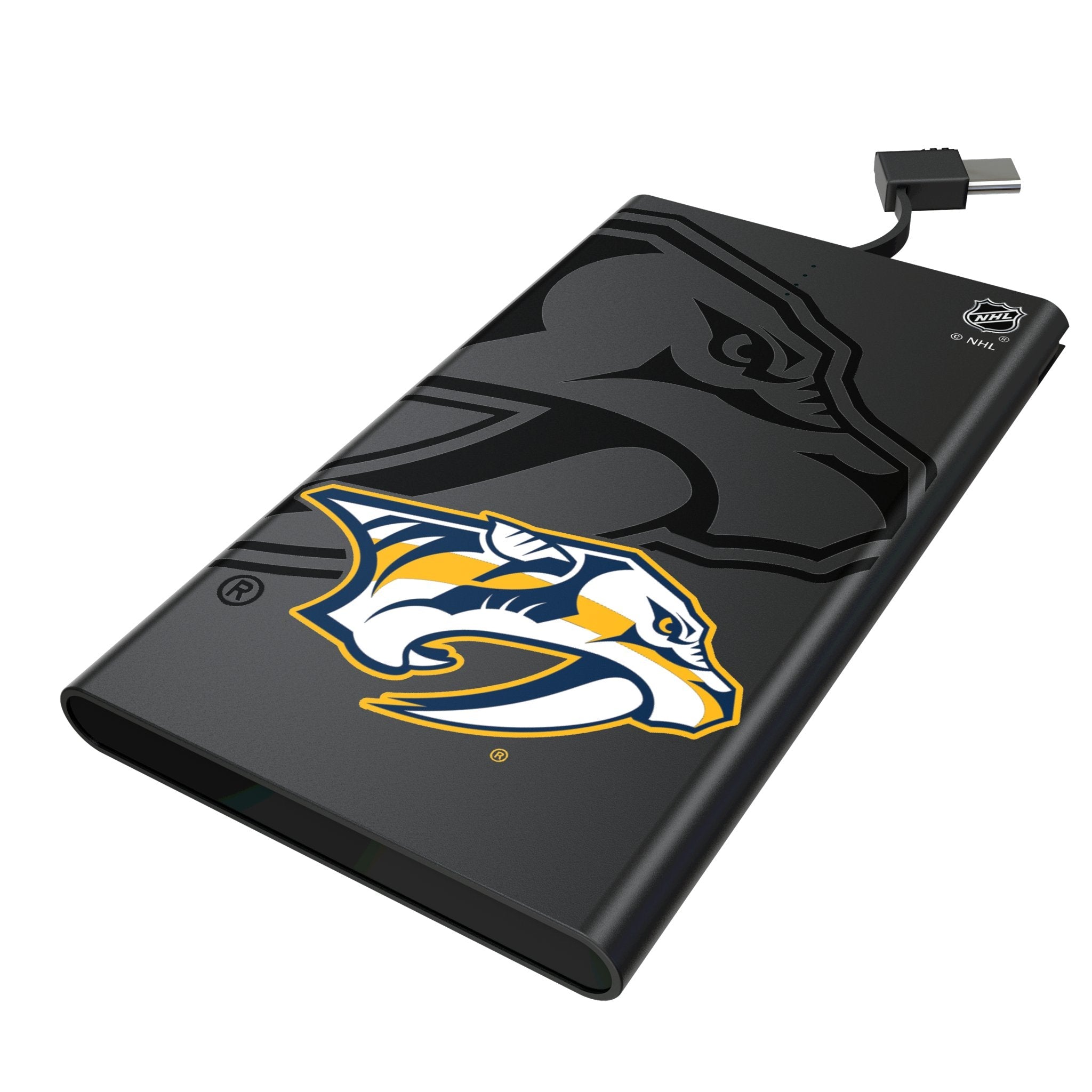 Nashville Predators Monocolor Tilt 5000mAh Flat Powerbank