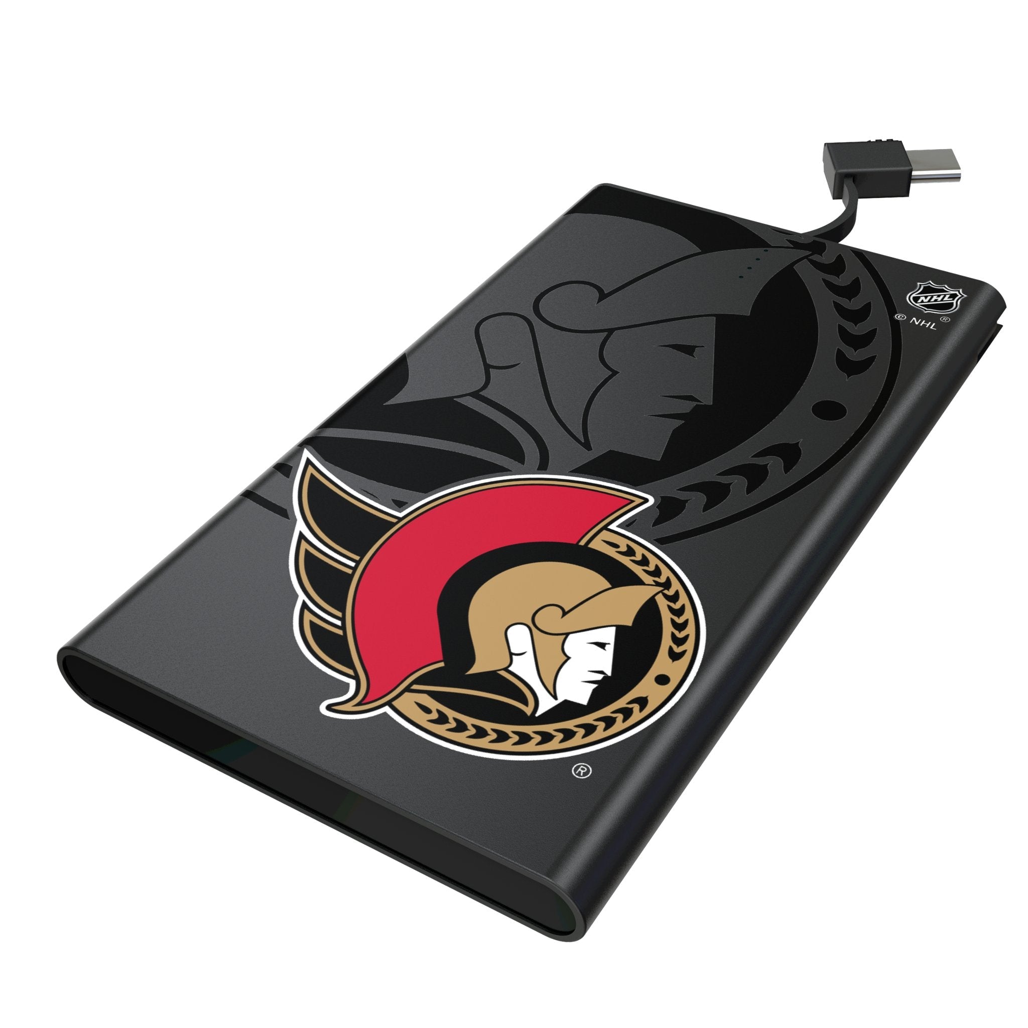 Ottawa Senators Monocolor Tilt 5000mAh Flat Powerbank