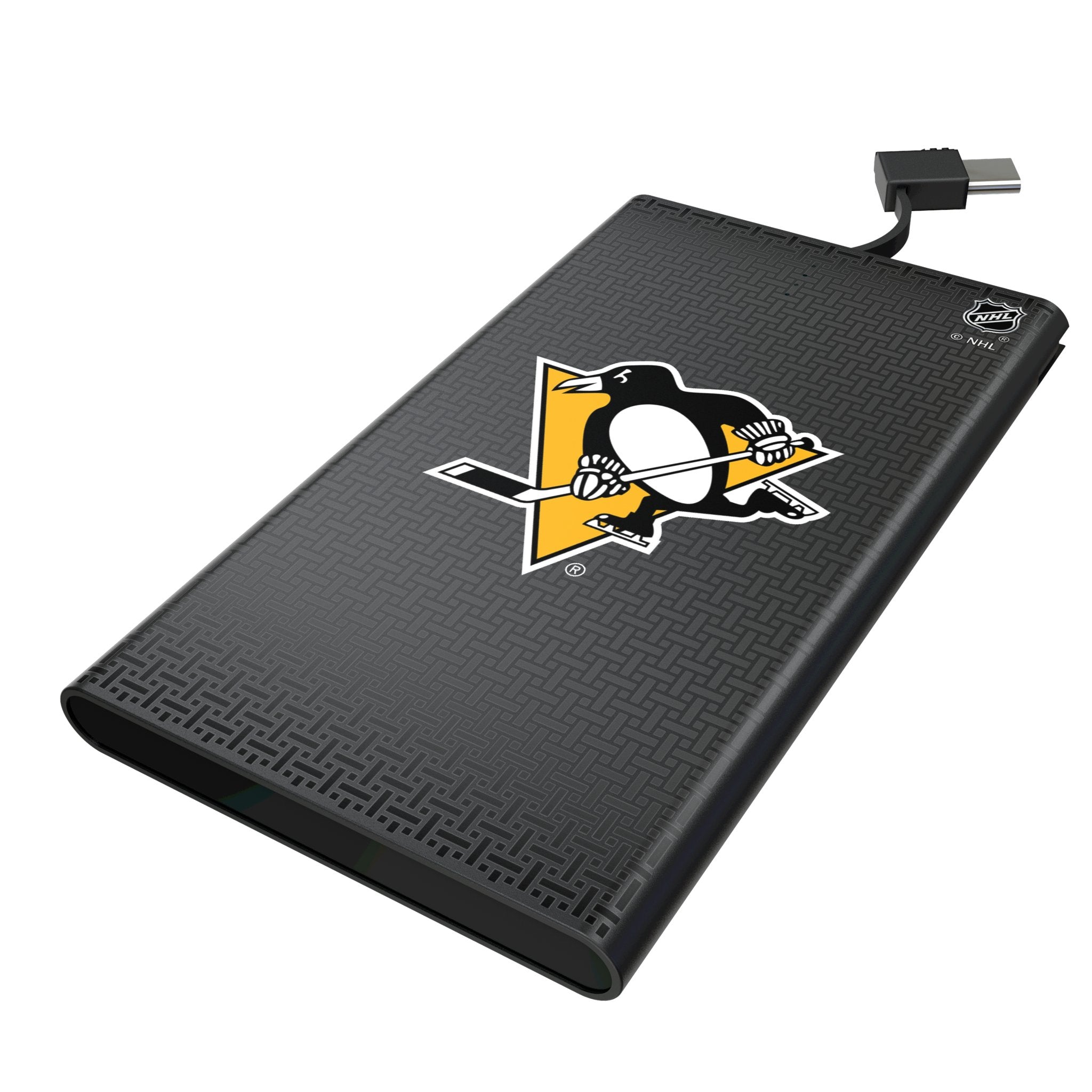 Pittsburgh Penguins Linen 5000mAh Flat Powerbank