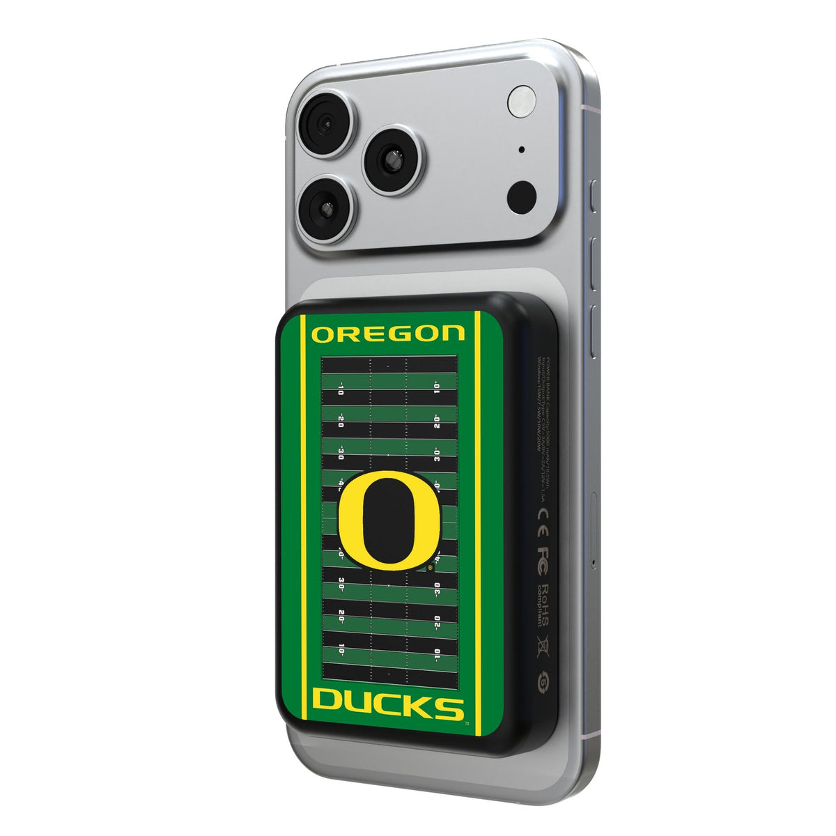 University of Oregon Ducks Field Wireless Mag Power Bank 1