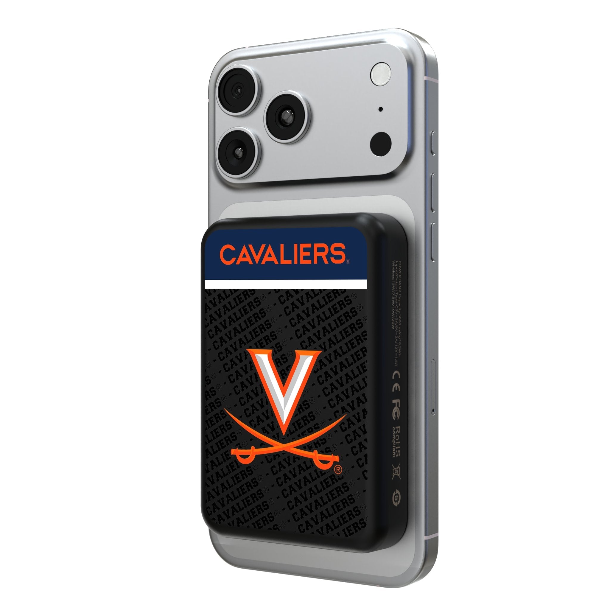 University of Virginia Cavaliers Endzone Plus Wireless Mag Power Bank