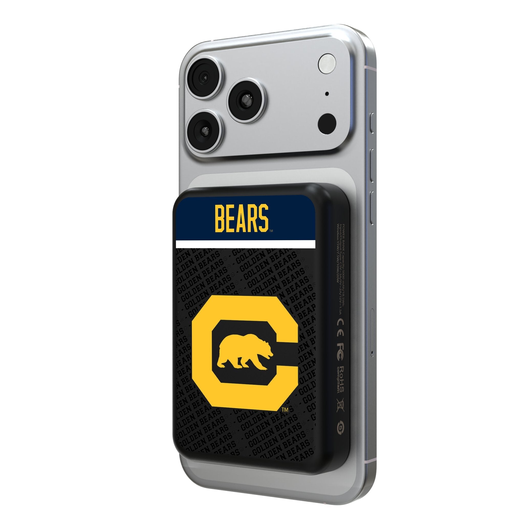 University of California Berkeley Golden Bears Endzone Plus Wireless Mag Power Bank 1