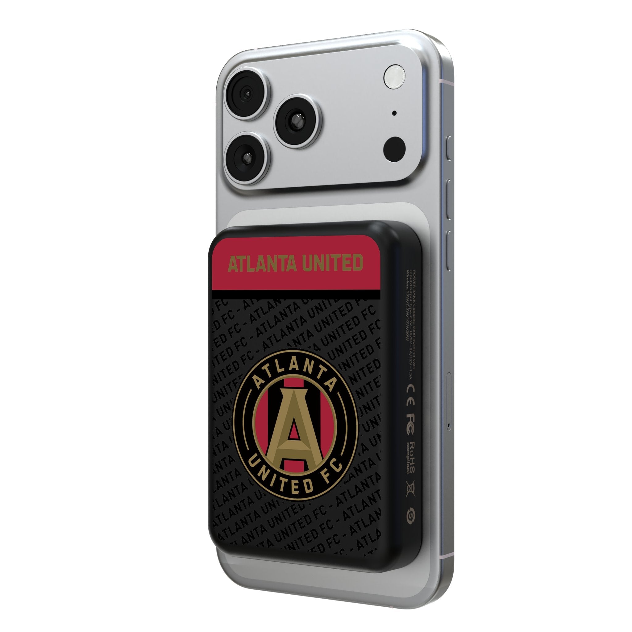Atlanta United FC Endzone Plus Wireless Mag Power Bank 1
