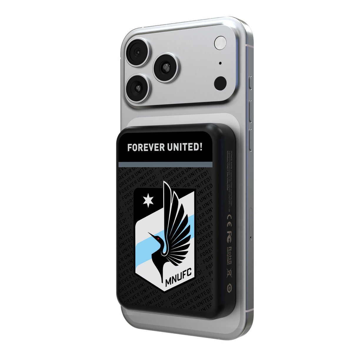Minnesota United FC Endzone Plus Wireless Mag Power Bank 1