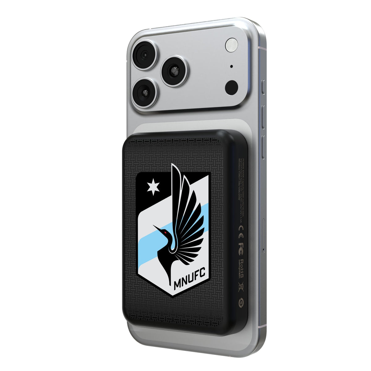 Minnesota United FC Linen Wireless Mag Power Bank 1