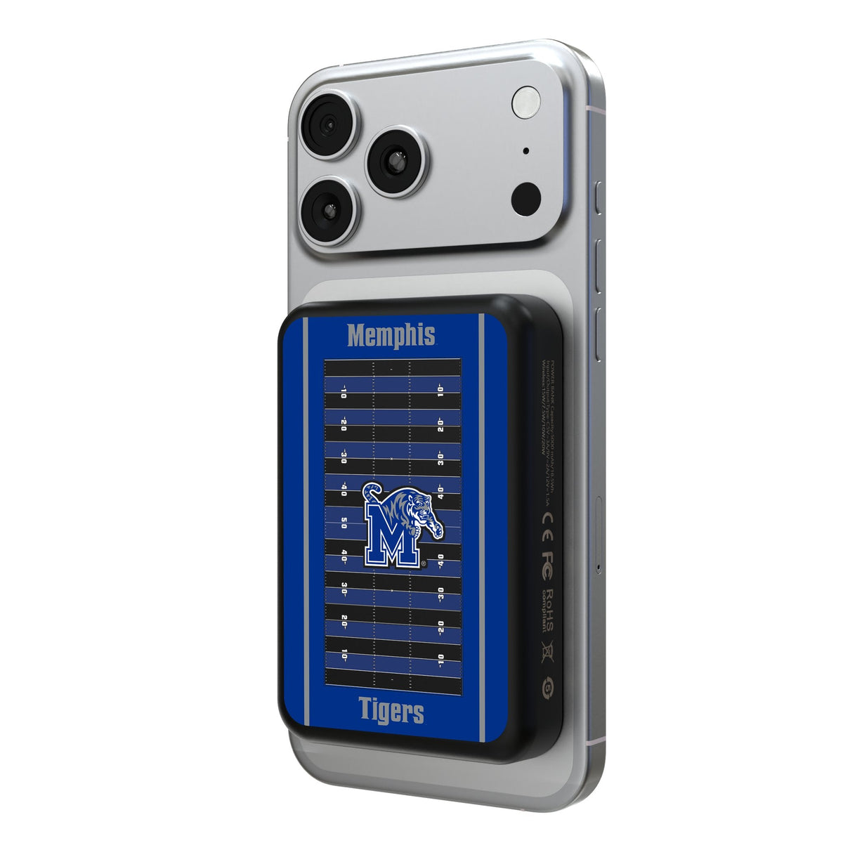 University of Memphis Tigers Field Wireless Mag Power Bank