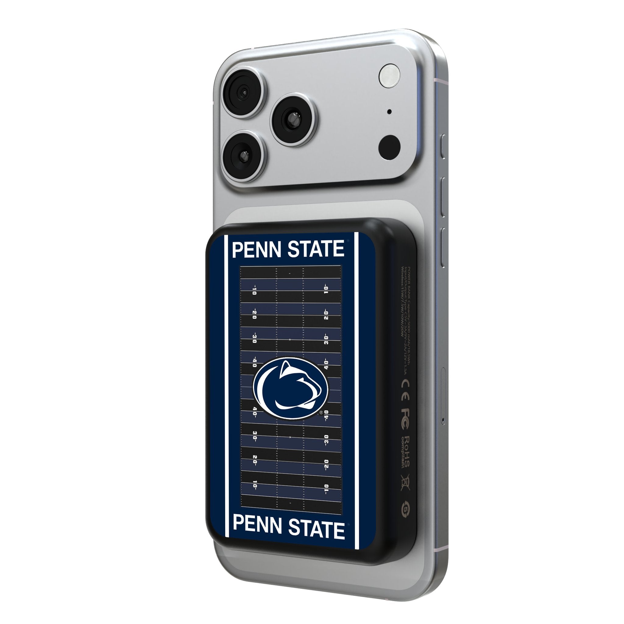 Pennsylvania State University Nittany Lions Field Wireless Mag Power Bank 1