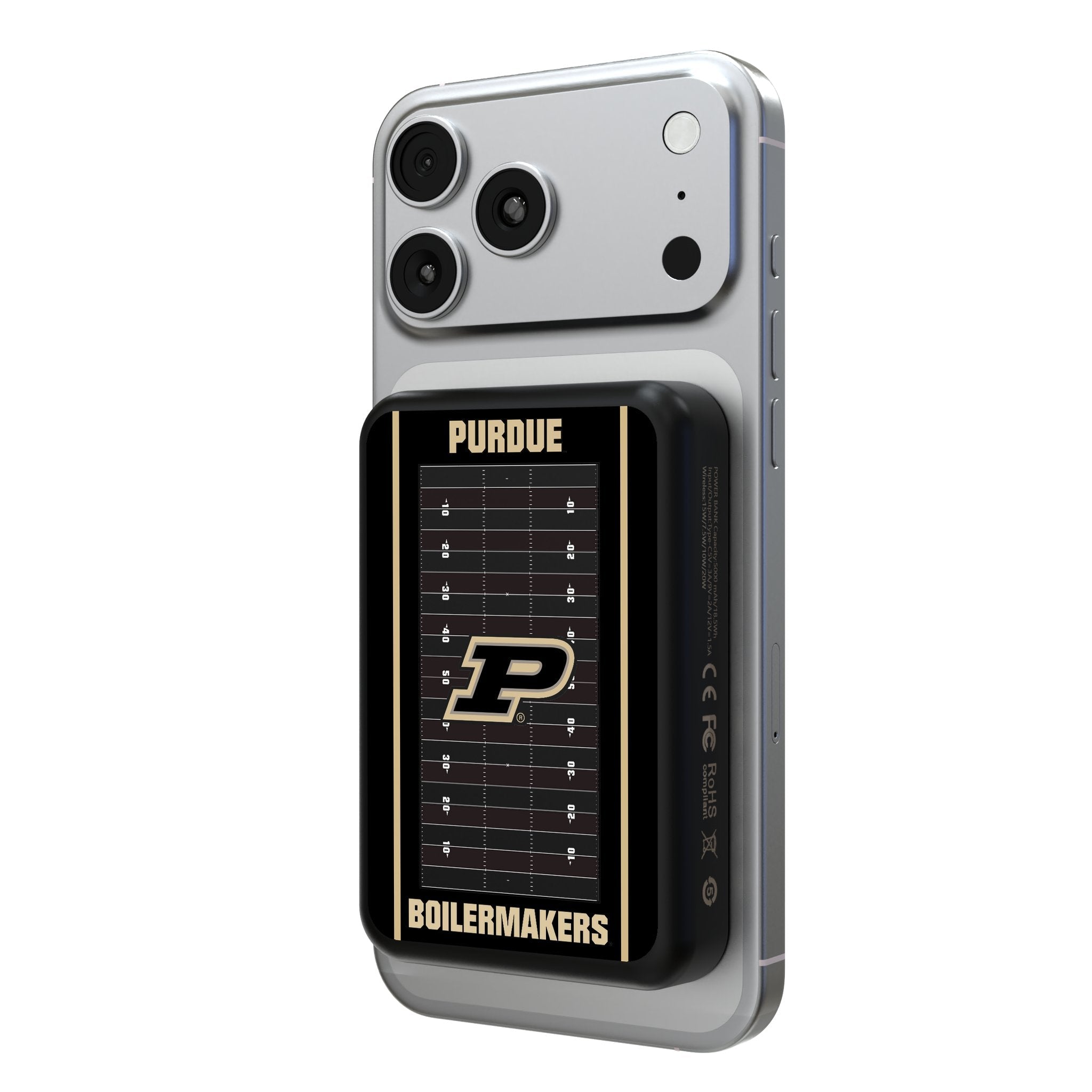 Purdue University Boilermakers Field Wireless Mag Power Bank 1
