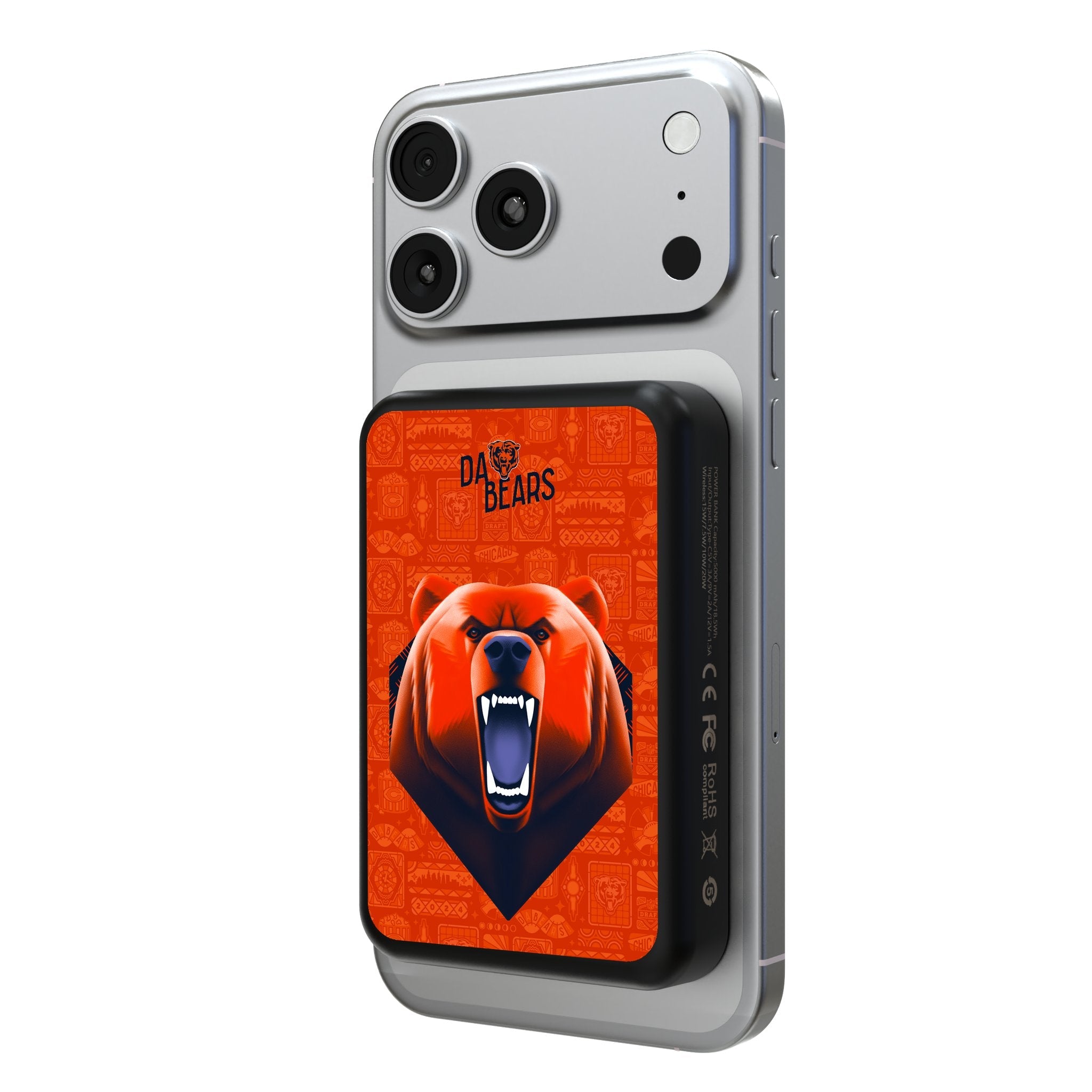 Chicago Bears 2024 Edition Wireless Mag Power Bank 1