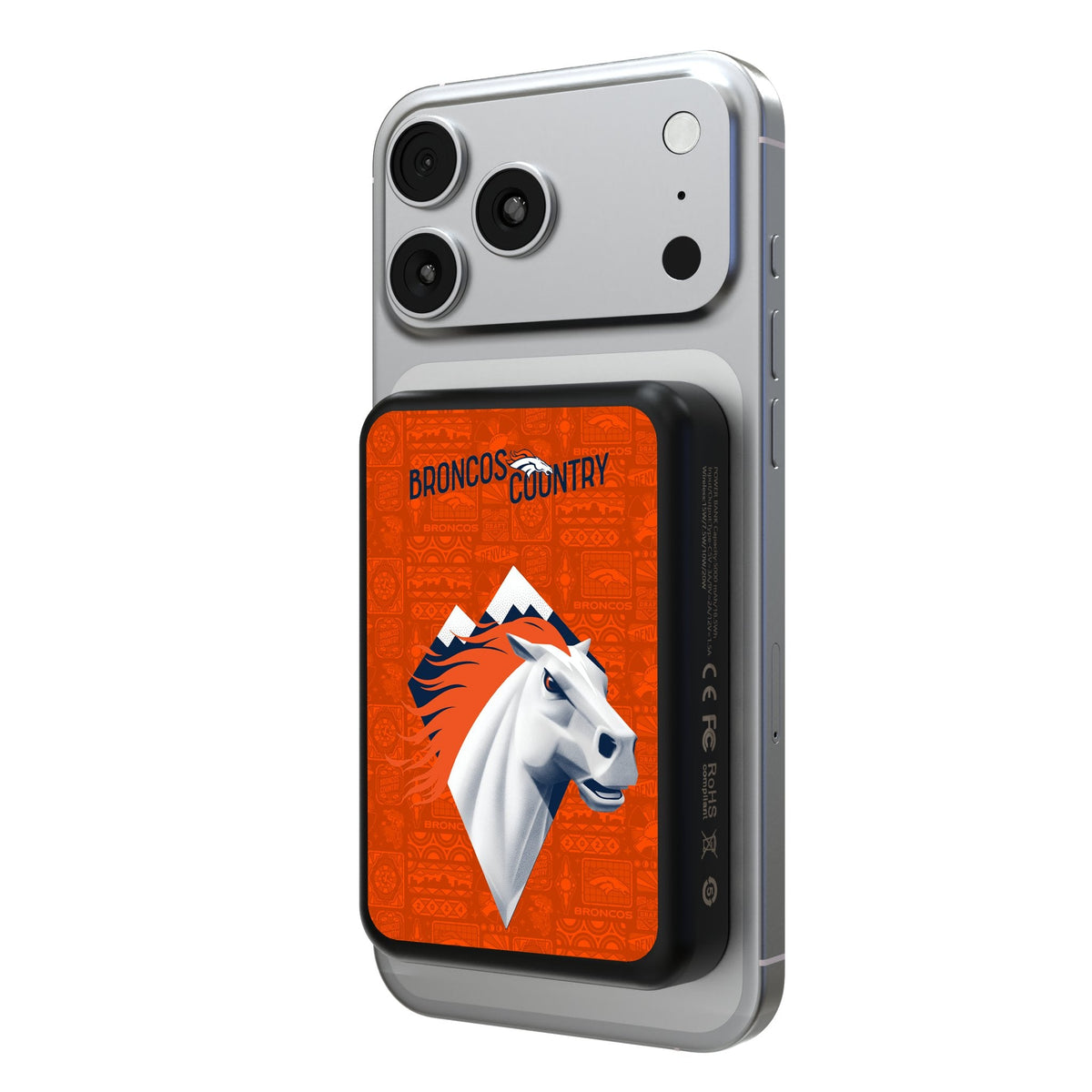Denver Broncos 2024 Edition Wireless Mag Power Bank 1
