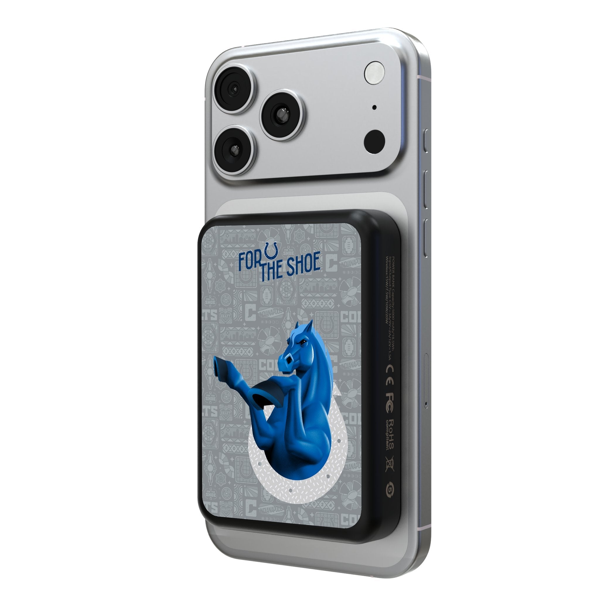 Indianapolis Colts 2024 Edition Wireless Mag Power Bank 1